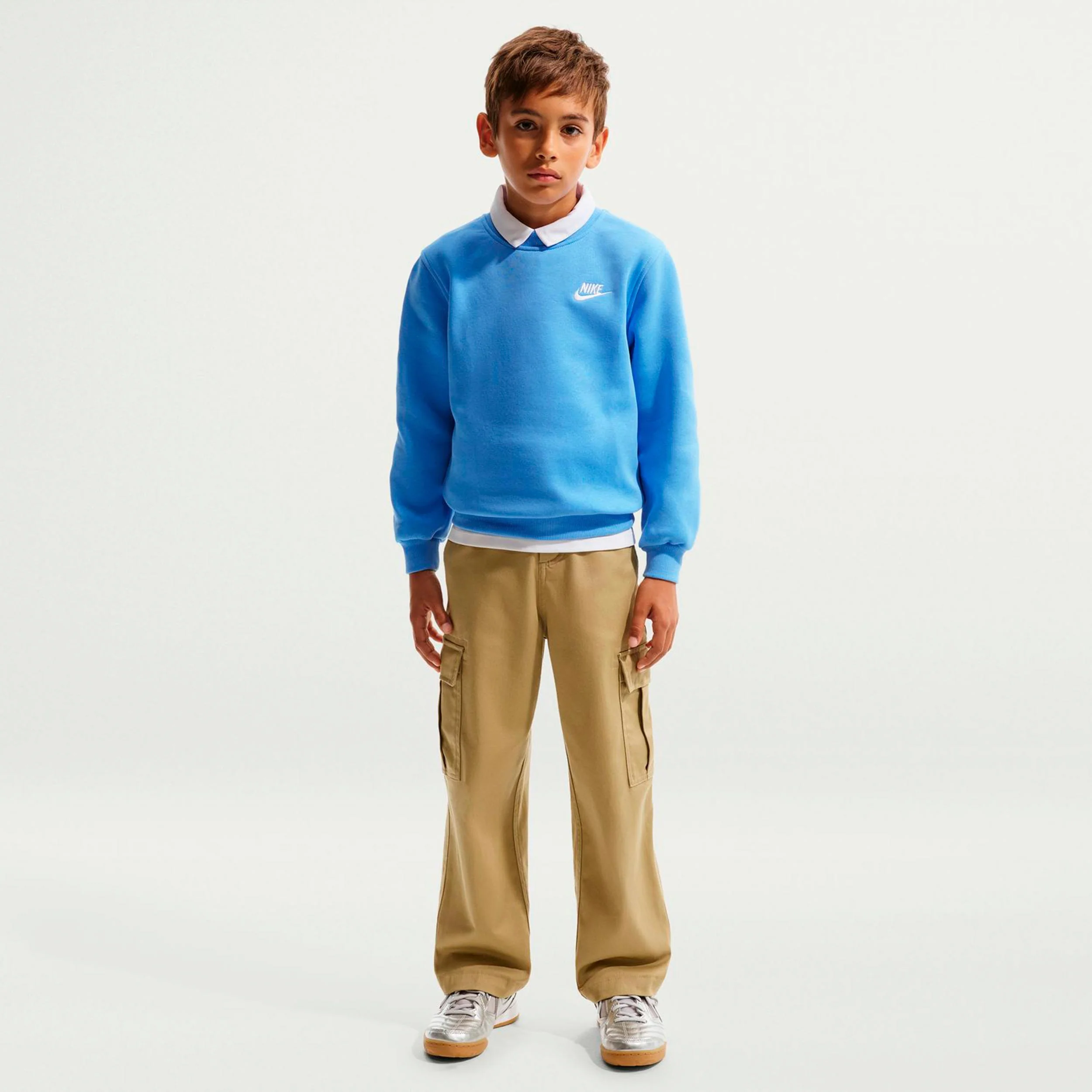 Club Fleece Sweatshirt Kinder-hellblau - Image 2