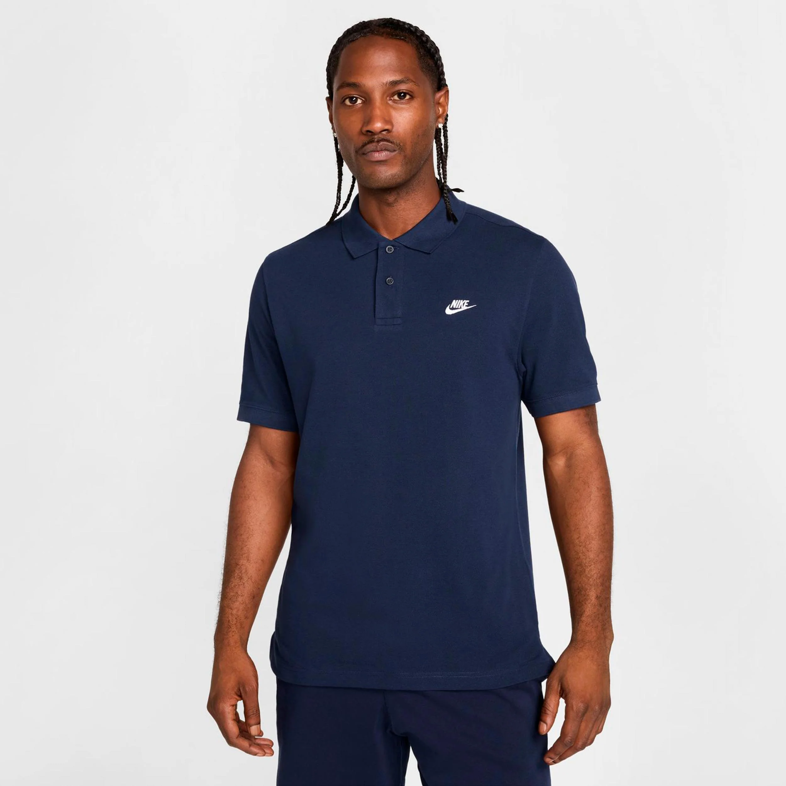 Club Pique Polo Herren - dunkelblau