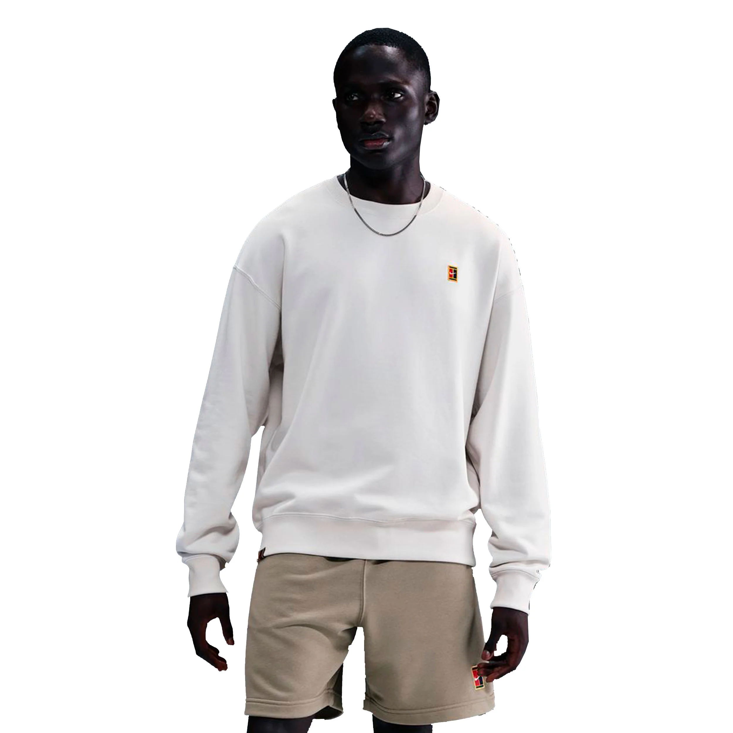 Court Crew Sweatshirt Herren-creme