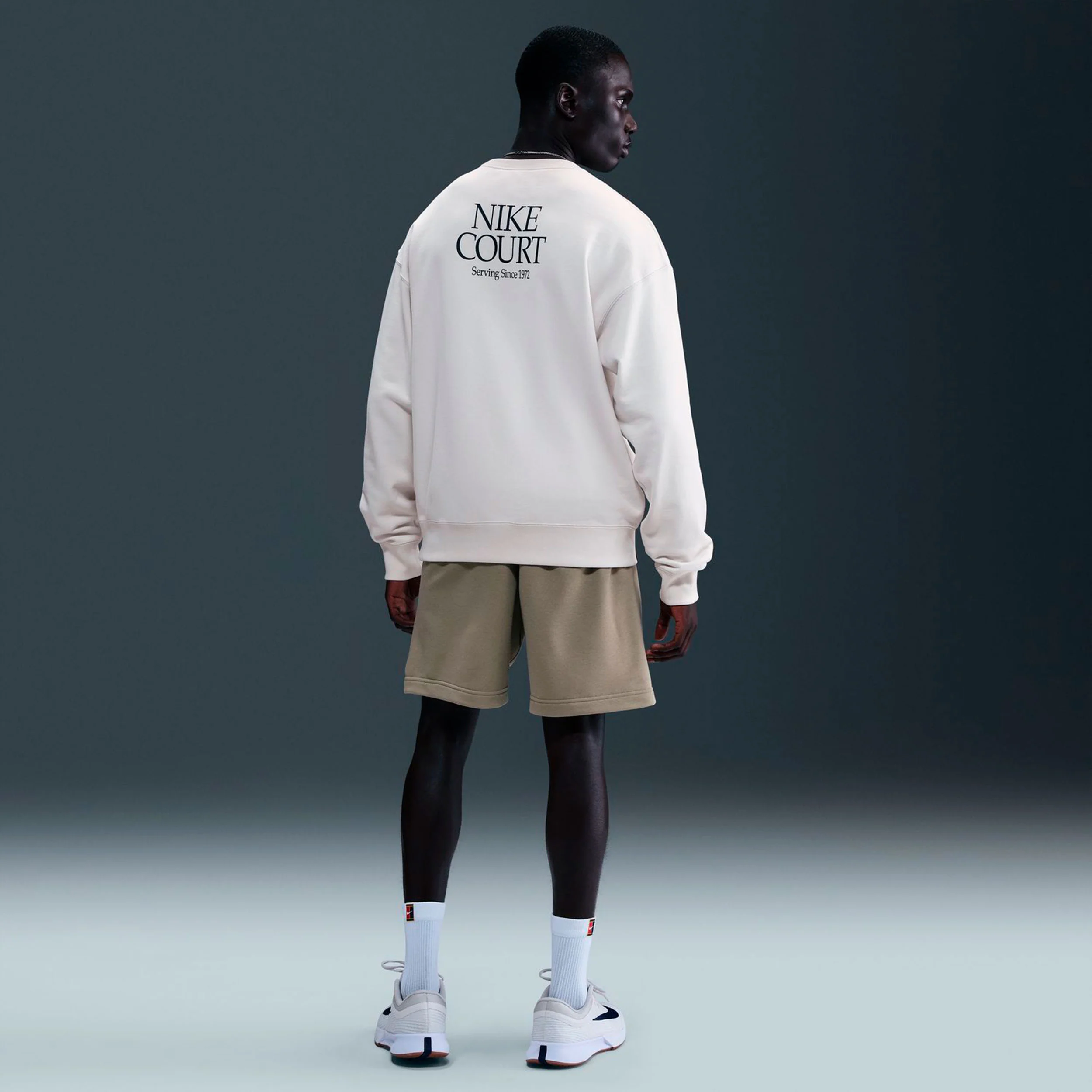 Court Crew Sweatshirt Herren-creme - Image 3