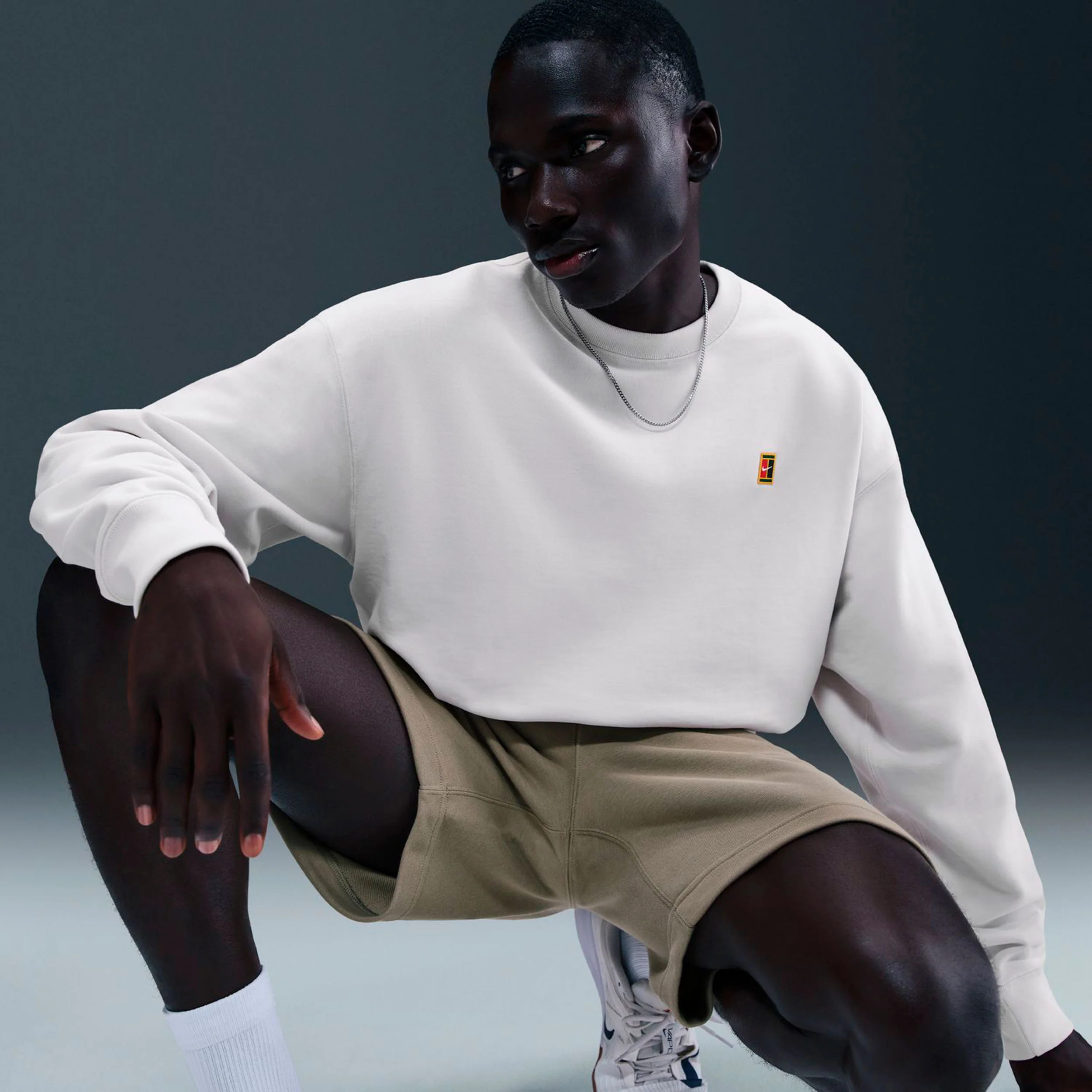 Court Crew Sweatshirt Herren-creme - Image 5