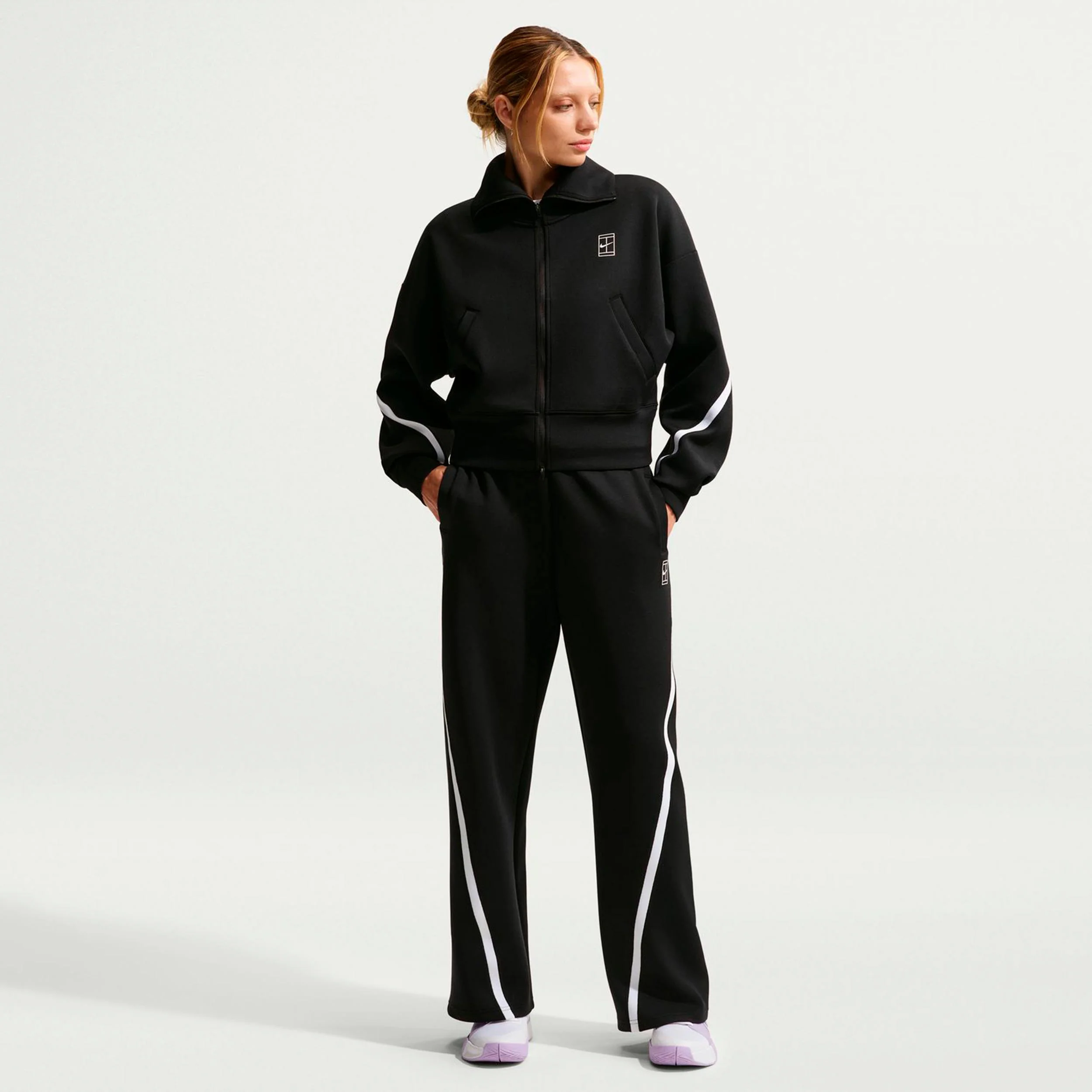 Court Dri-Fit Advantage  Trainingsjacke Damen-schwarz - Image 2