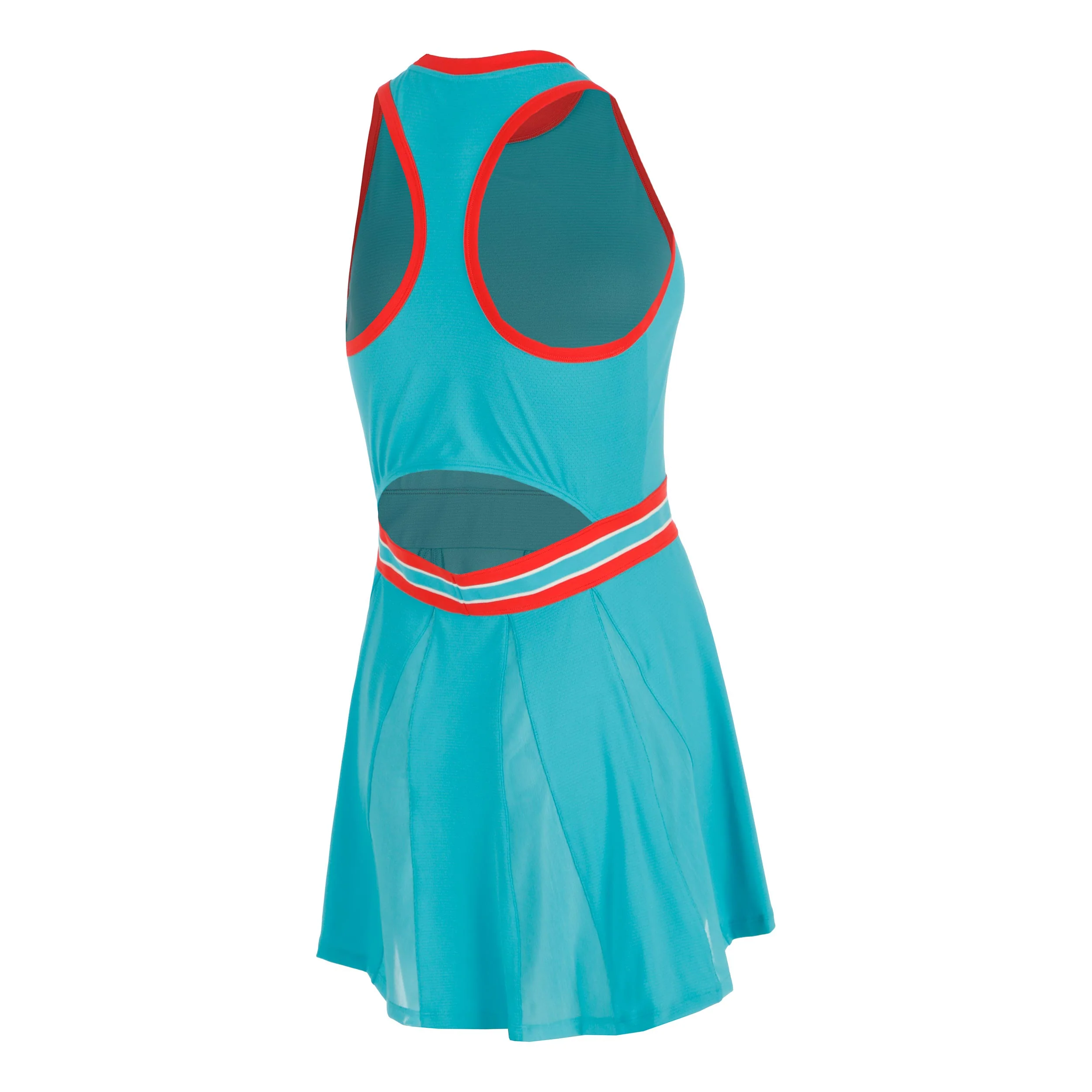 Court Dri-FIT Slam Kleid Damen-Türkis,Rot - Image 2