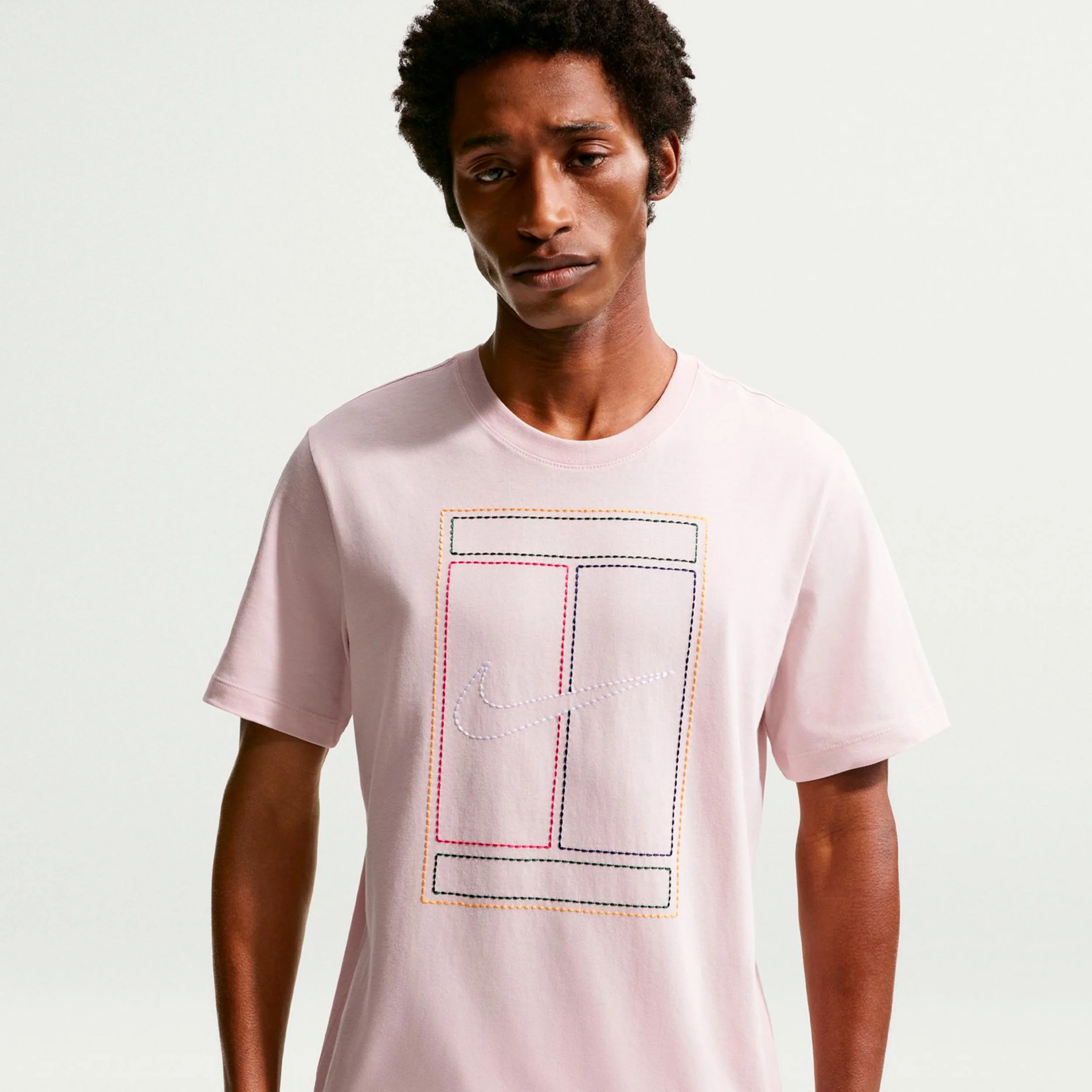 Court Heritage T-Shirt Herren - altrosa