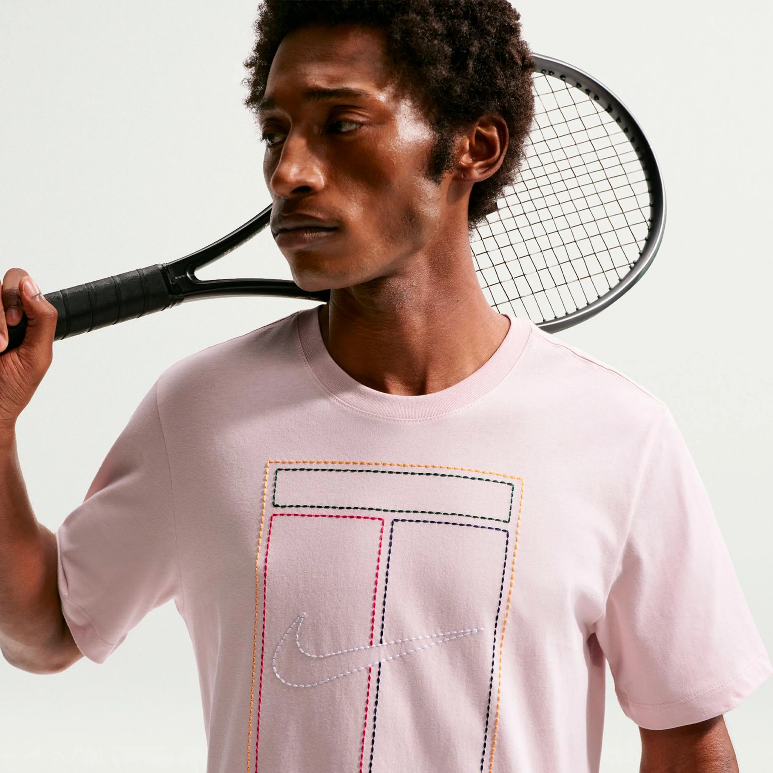 Court Heritage T-Shirt Herren - altrosa - Image 5