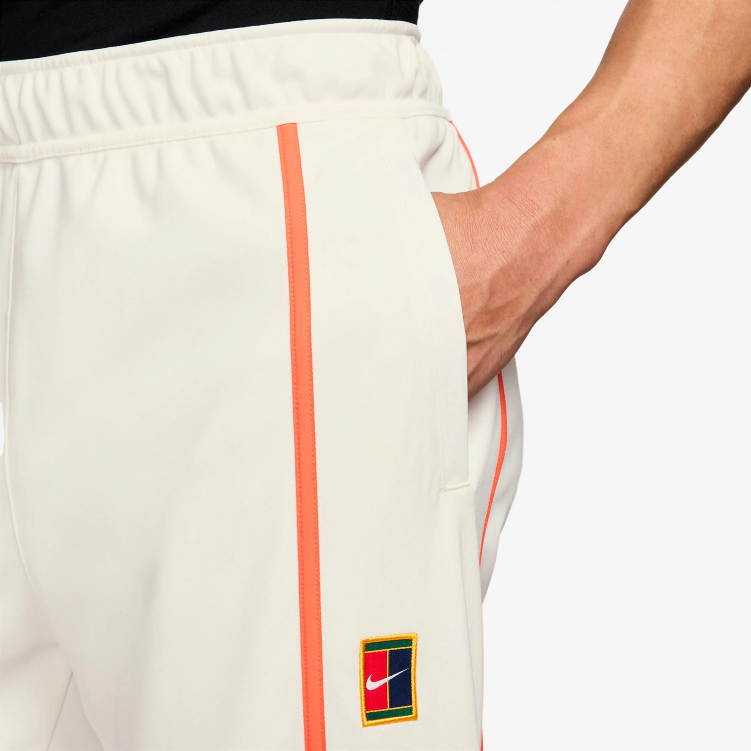 Court Heritage Trainingshose Herren-creme, orange - Image 4