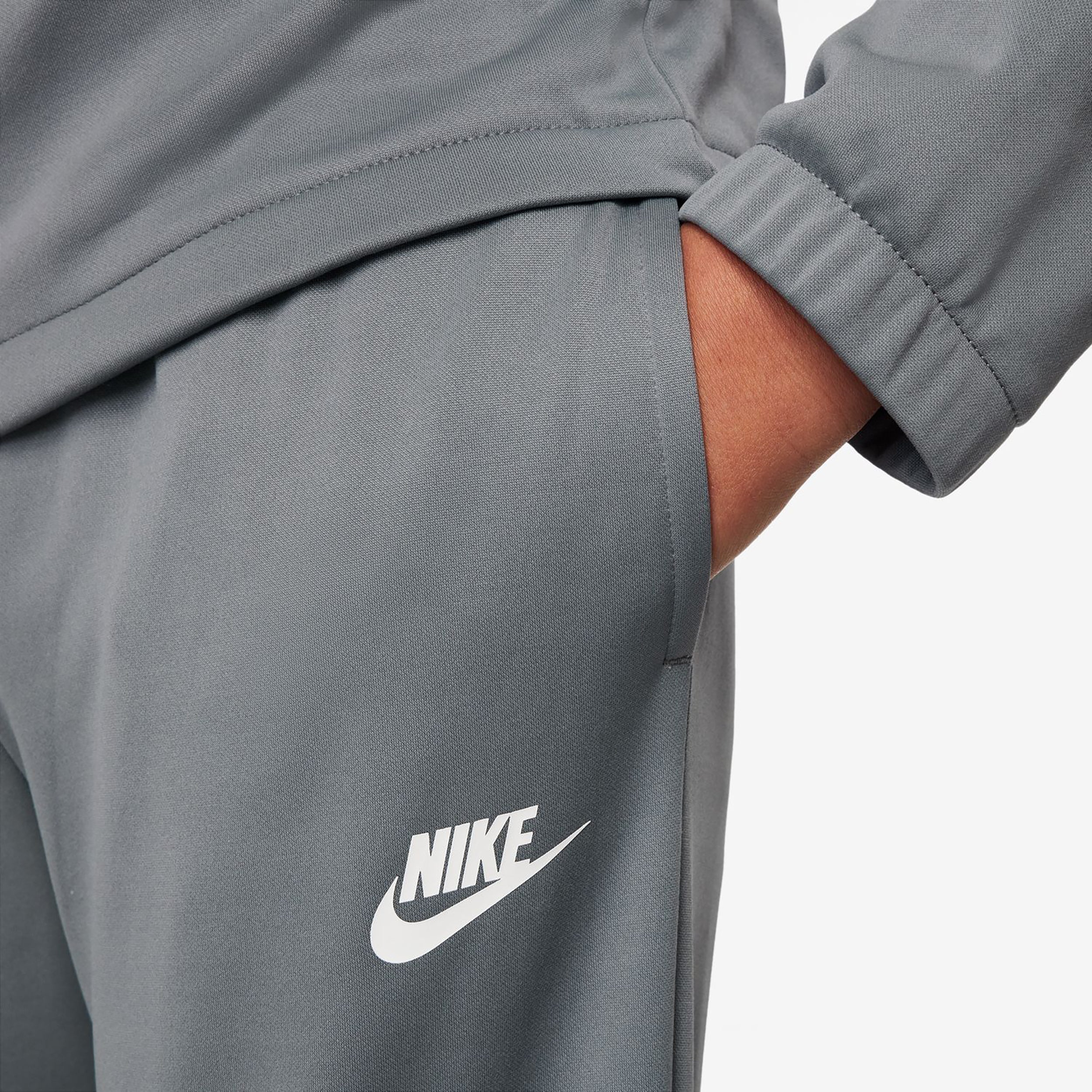 Dri-Fit Full-Zip Trainingsanzug Kinder-Grau - Image 3