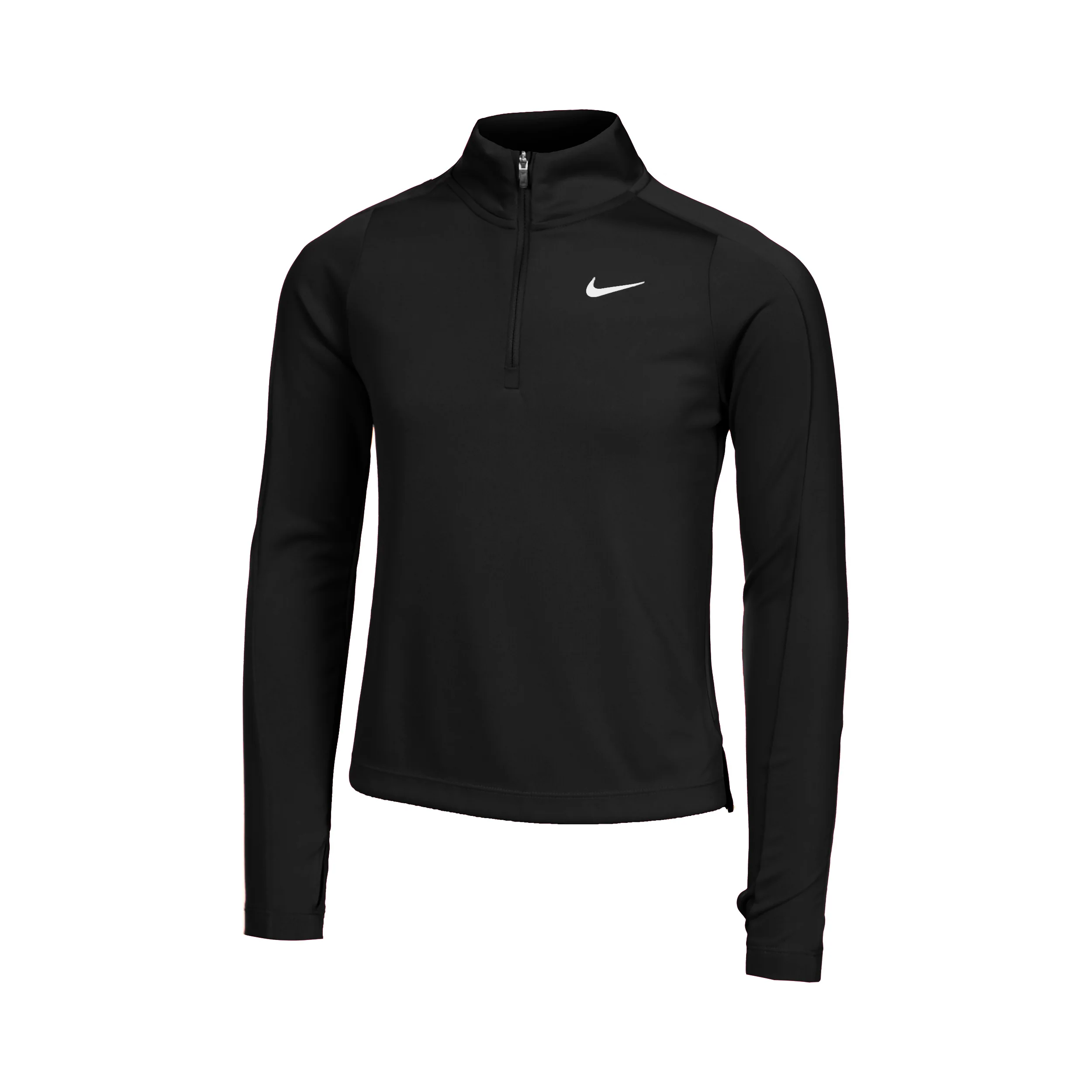 Dri-Fit Half-Zip Longsleeve MĂ€dchen - schwarz, - Image 6