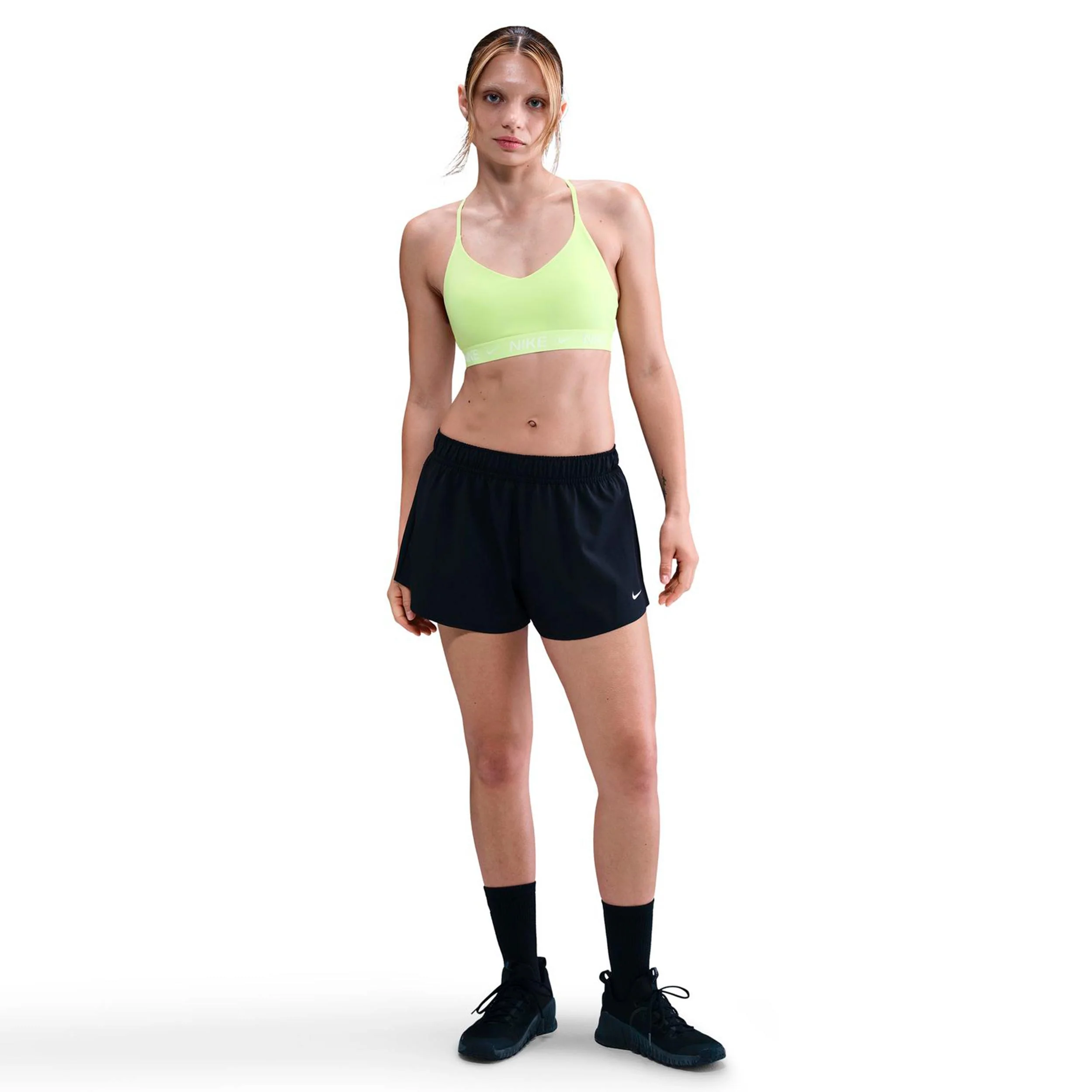 Dri-Fit INDY LGT Support Sport-BH Damen-limette - Image 2