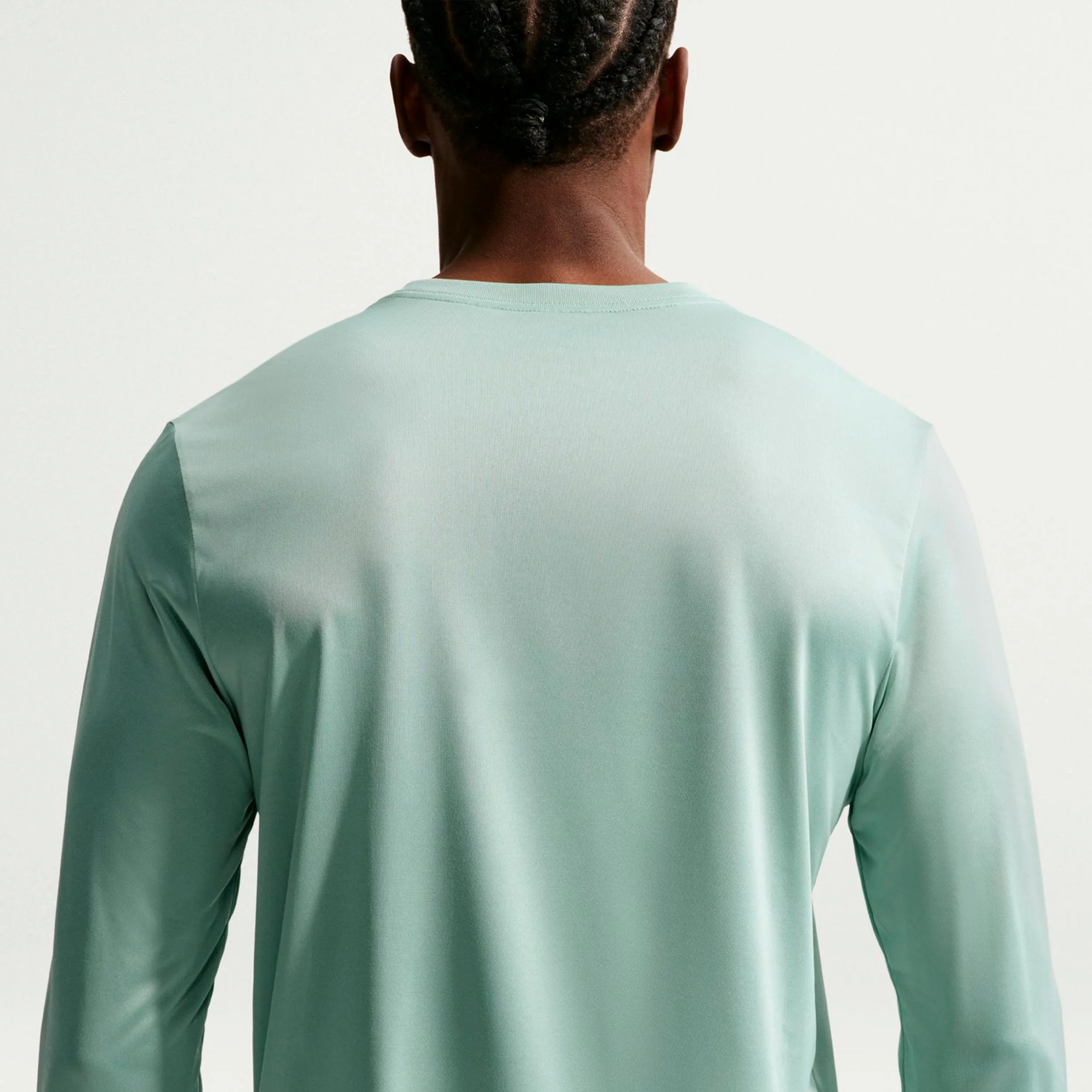 Dri-Fit Longsleeve Herren - graugrün, schwarz - Image 4