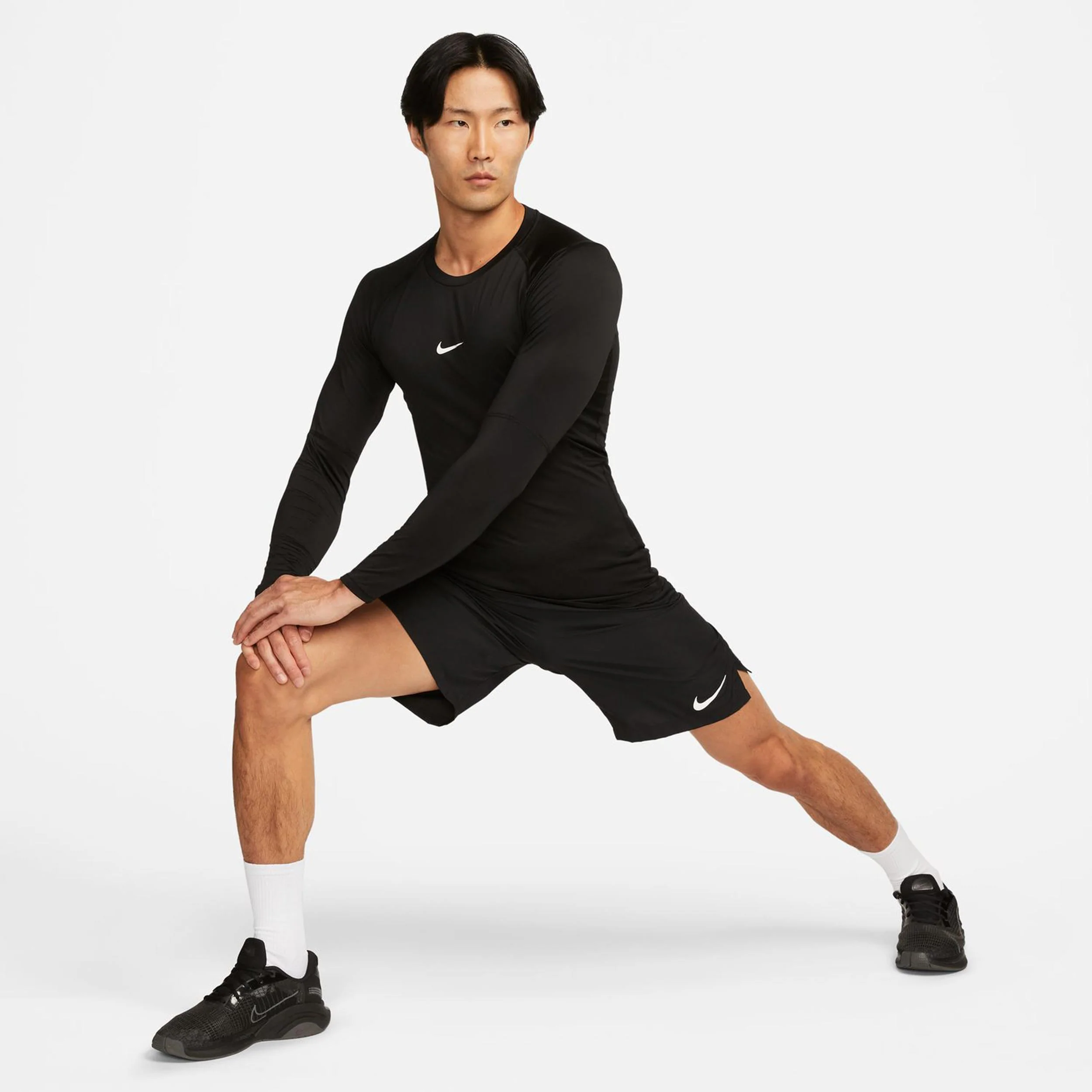 Dri-Fit Longsleeve Herren - schwarz, - Image 7