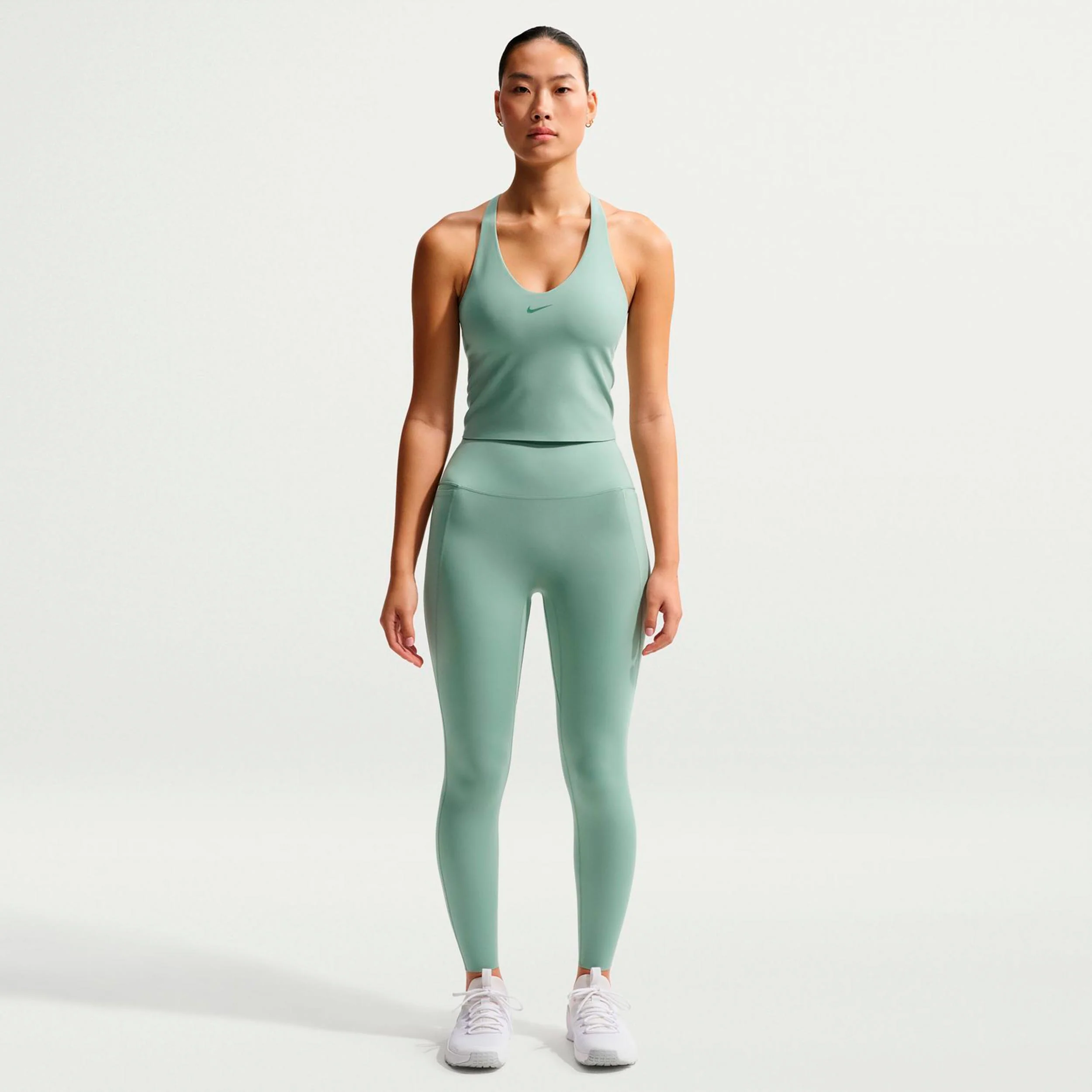 Dri-Fit Medium Support Tank-Top Damen - graugrün, grün - Image 2