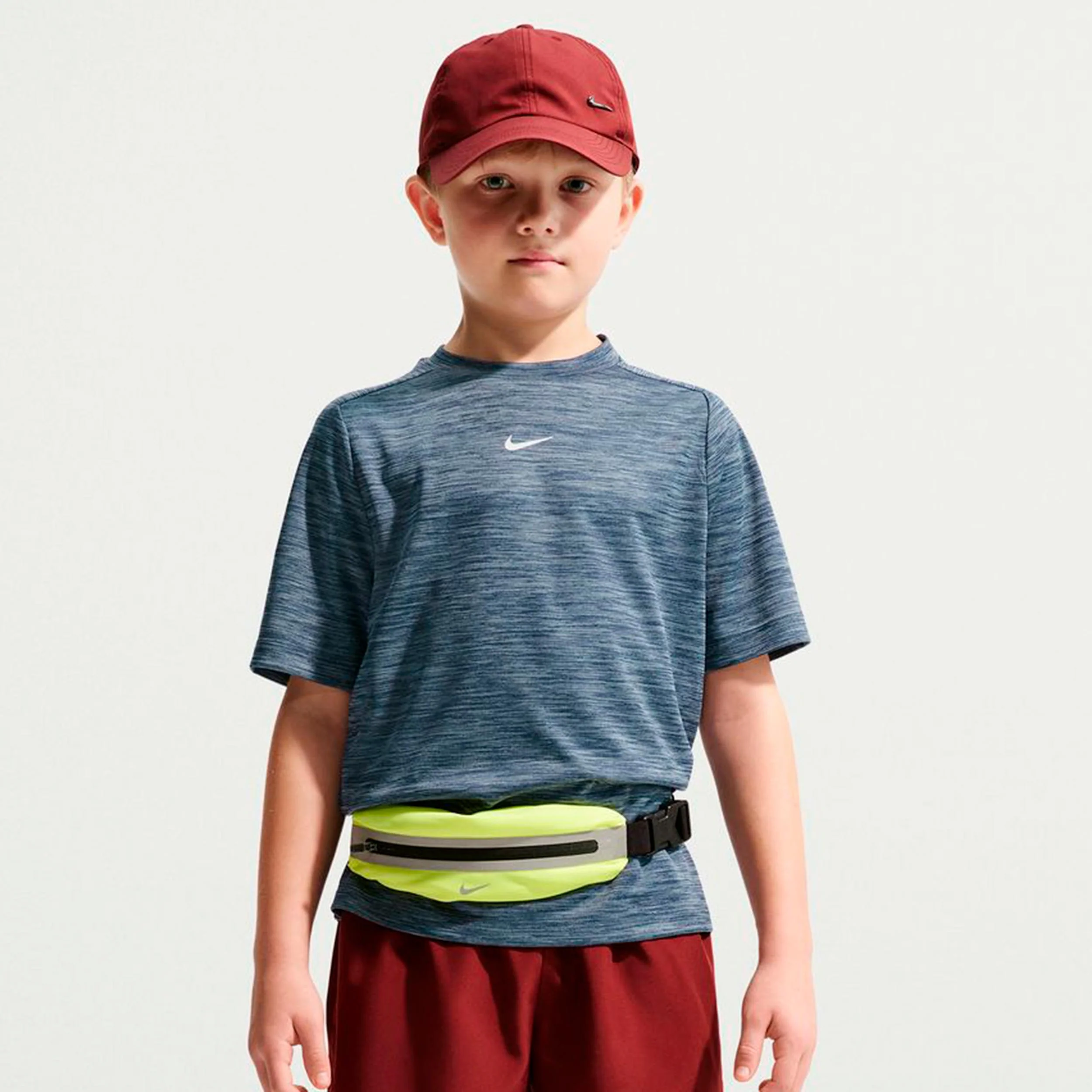 Dri-FIT Multi Heather T-Shirt Kinder - dunkelblau