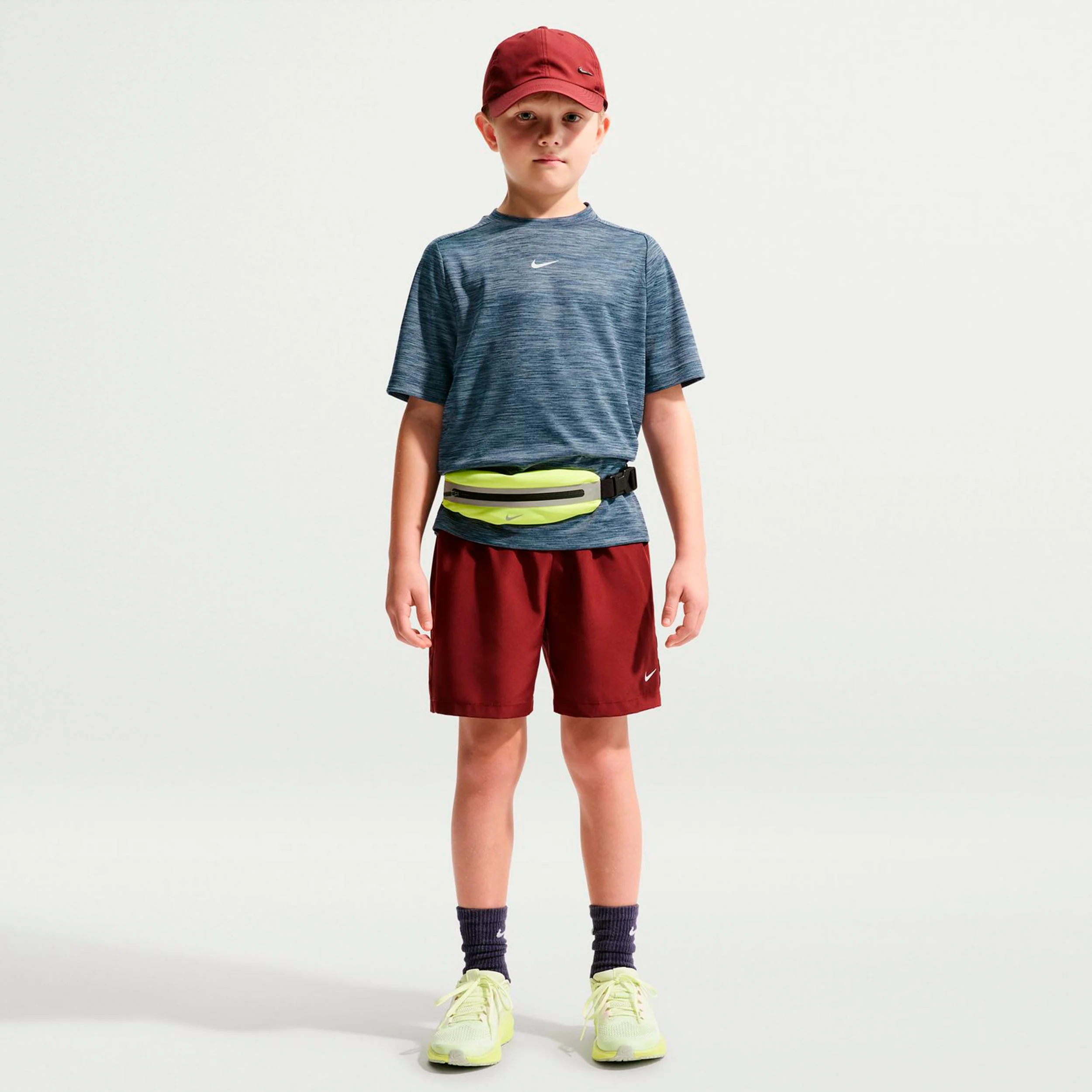Dri-FIT Multi Heather T-Shirt Kinder - dunkelblau - Image 2