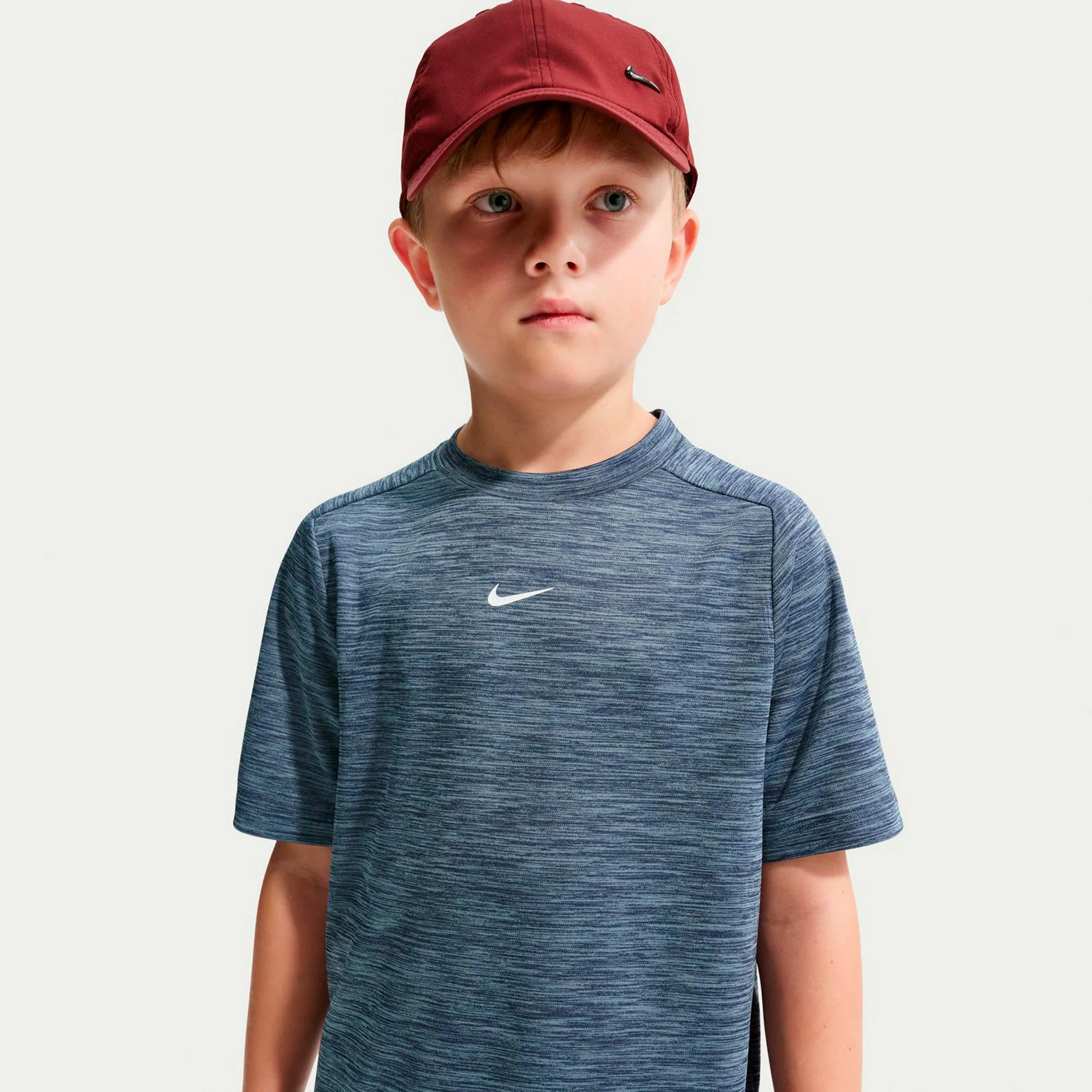 Dri-FIT Multi Heather T-Shirt Kinder - dunkelblau - Image 4
