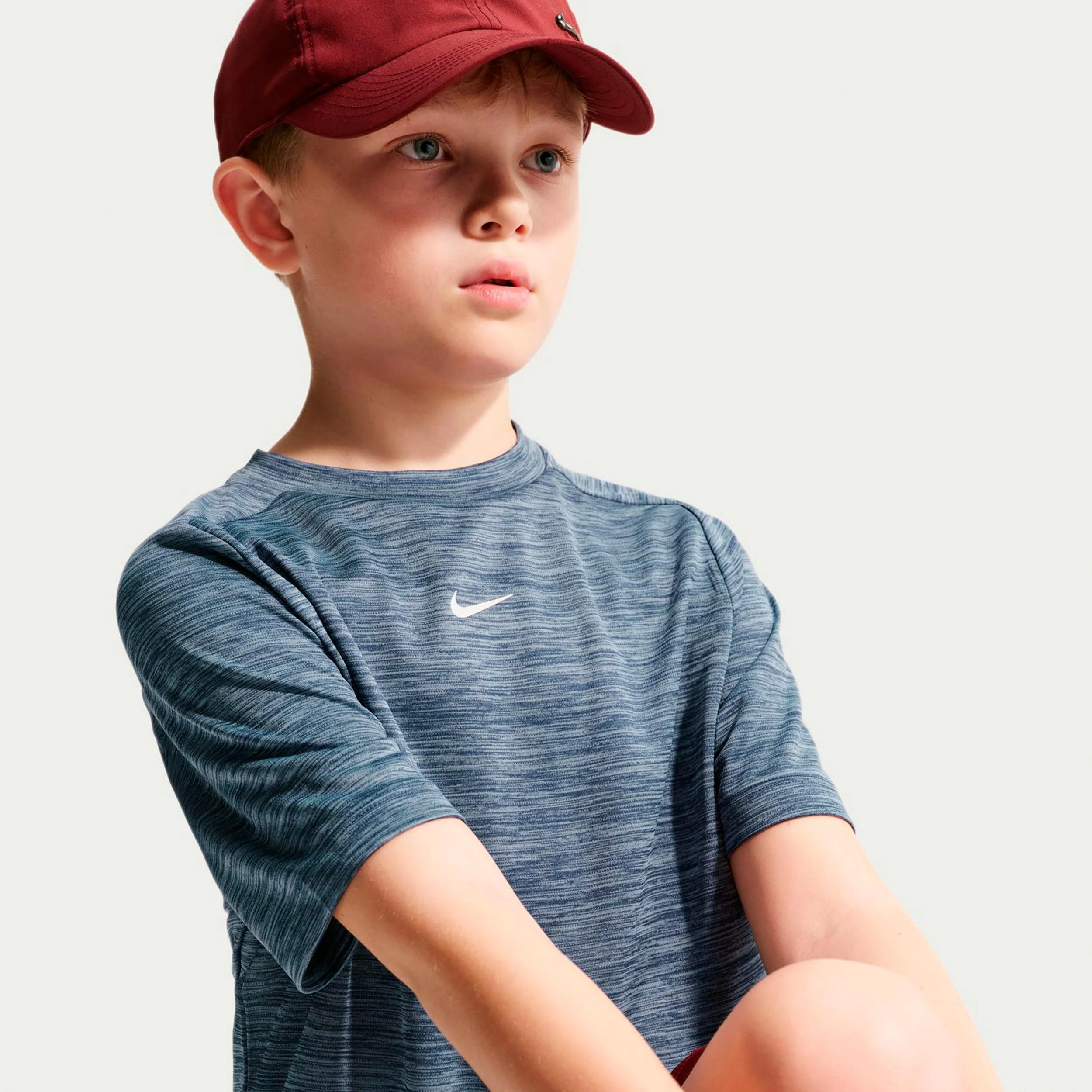 Dri-FIT Multi Heather T-Shirt Kinder - dunkelblau - Image 6