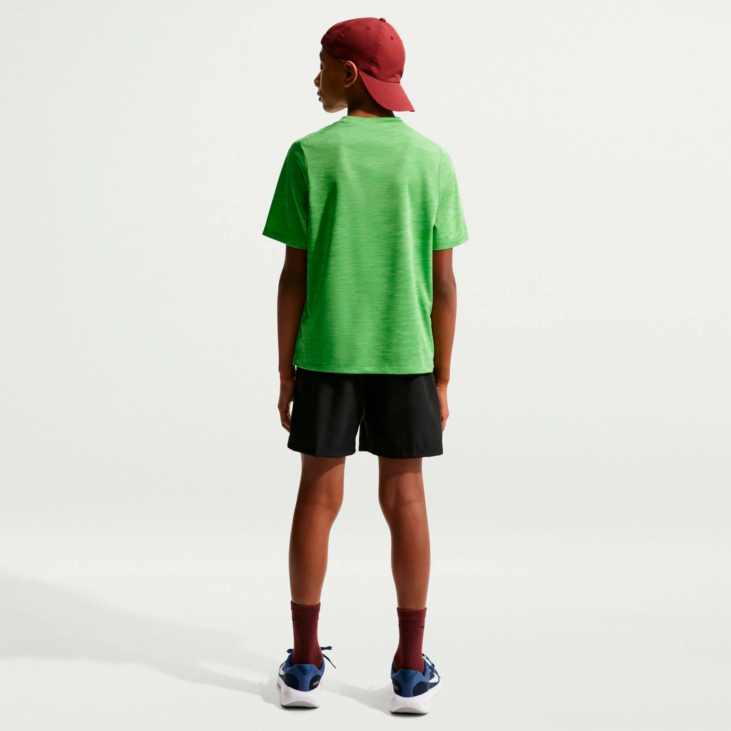 Dri-FIT Multi Heather T-Shirt Kinder-grün, weiß - Image 3