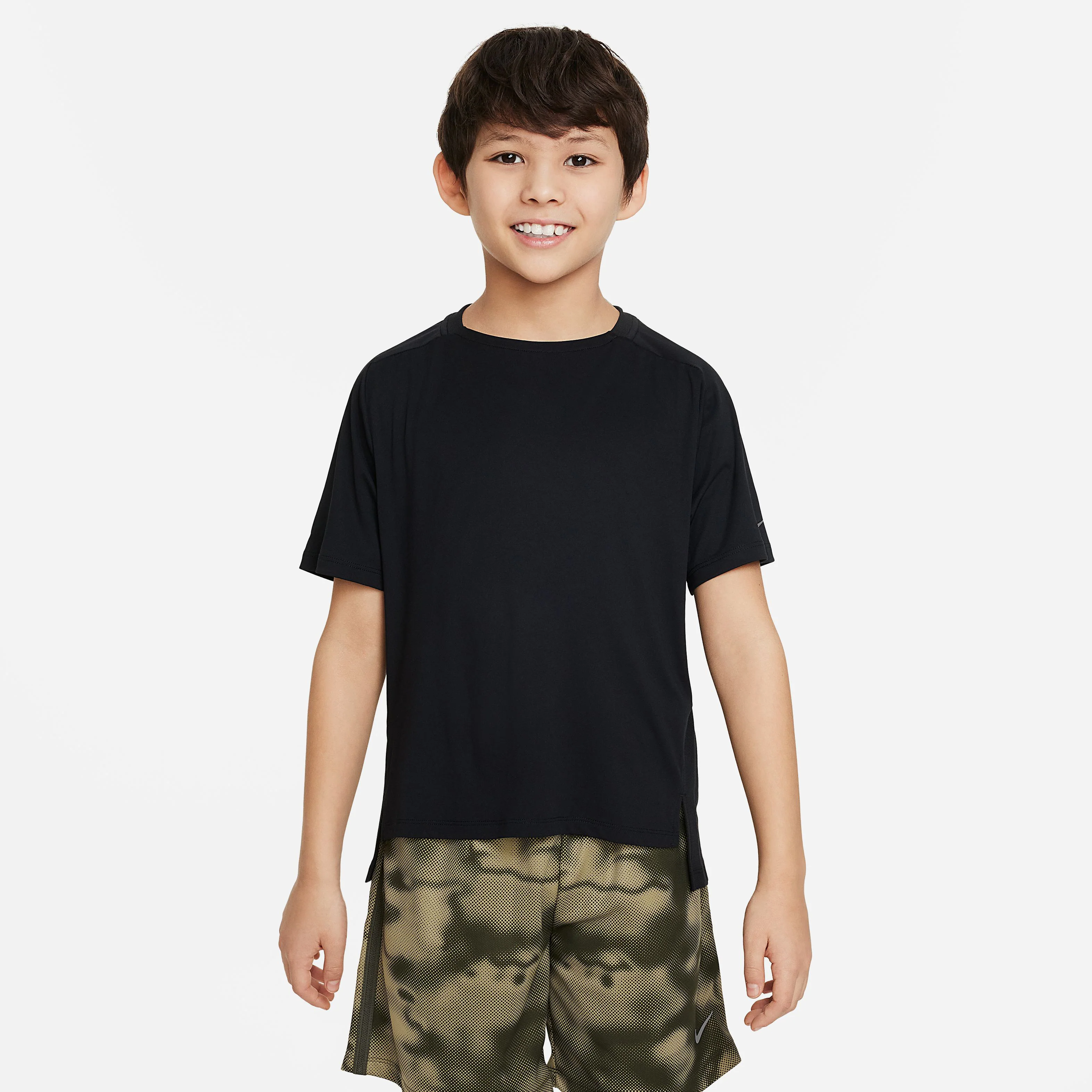 Dri-Fit Multi Tech Laufshirt Jungen-Schwarz - Image 4