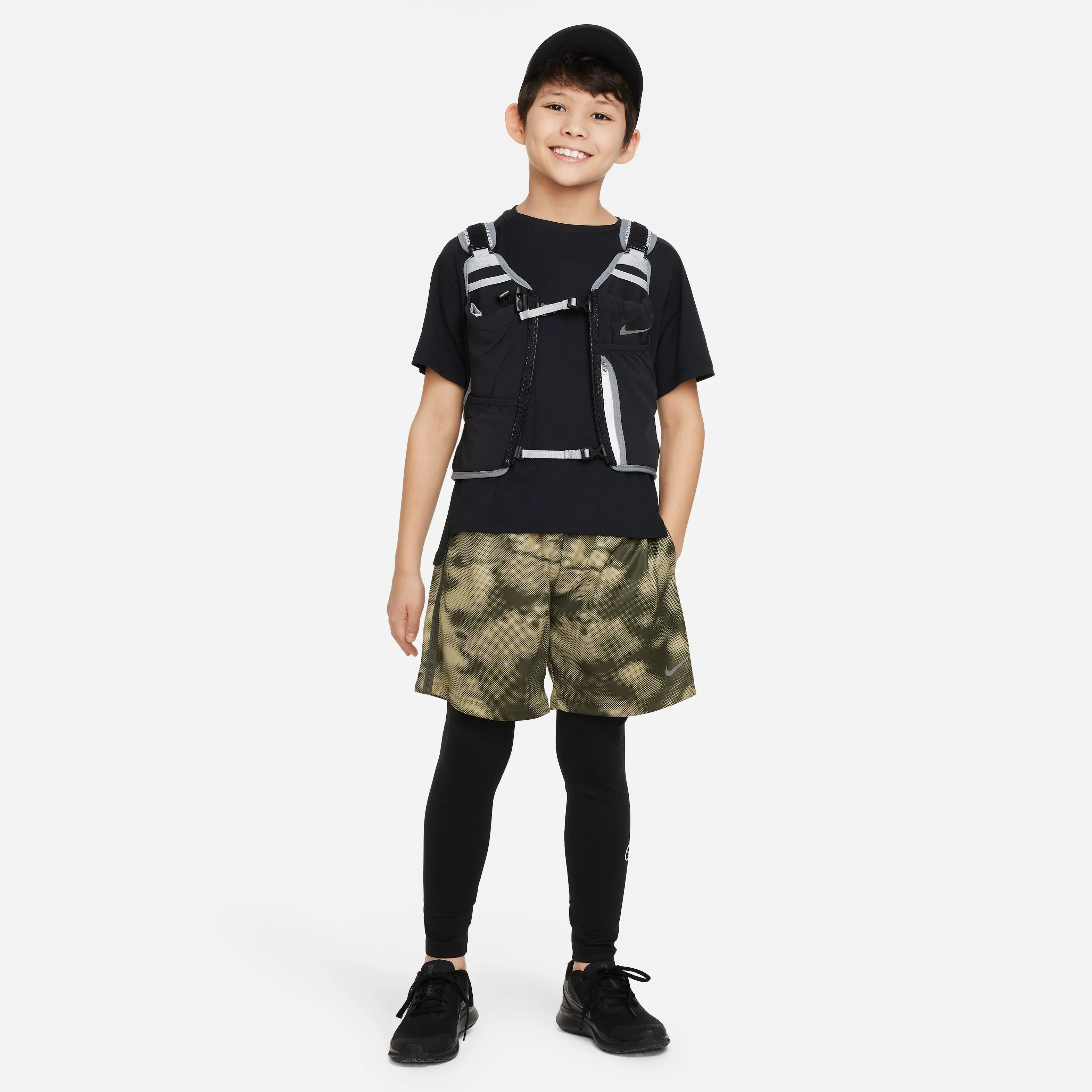 Dri-Fit Multi Tech Laufshirt Jungen-Schwarz - Image 6