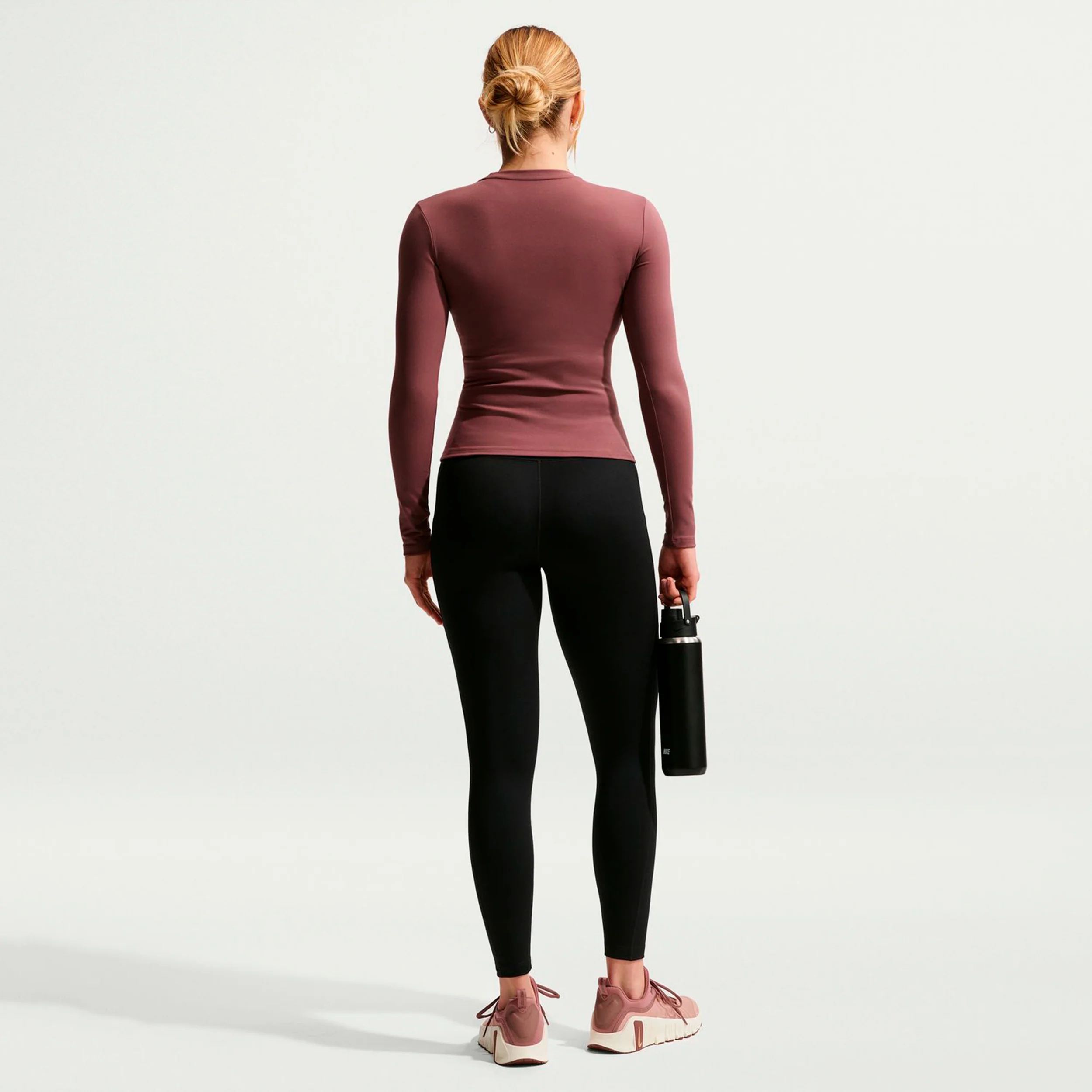 Dri-FIT One High Rise 7/8 Tight Damen-schwarz, weiß - Image 3