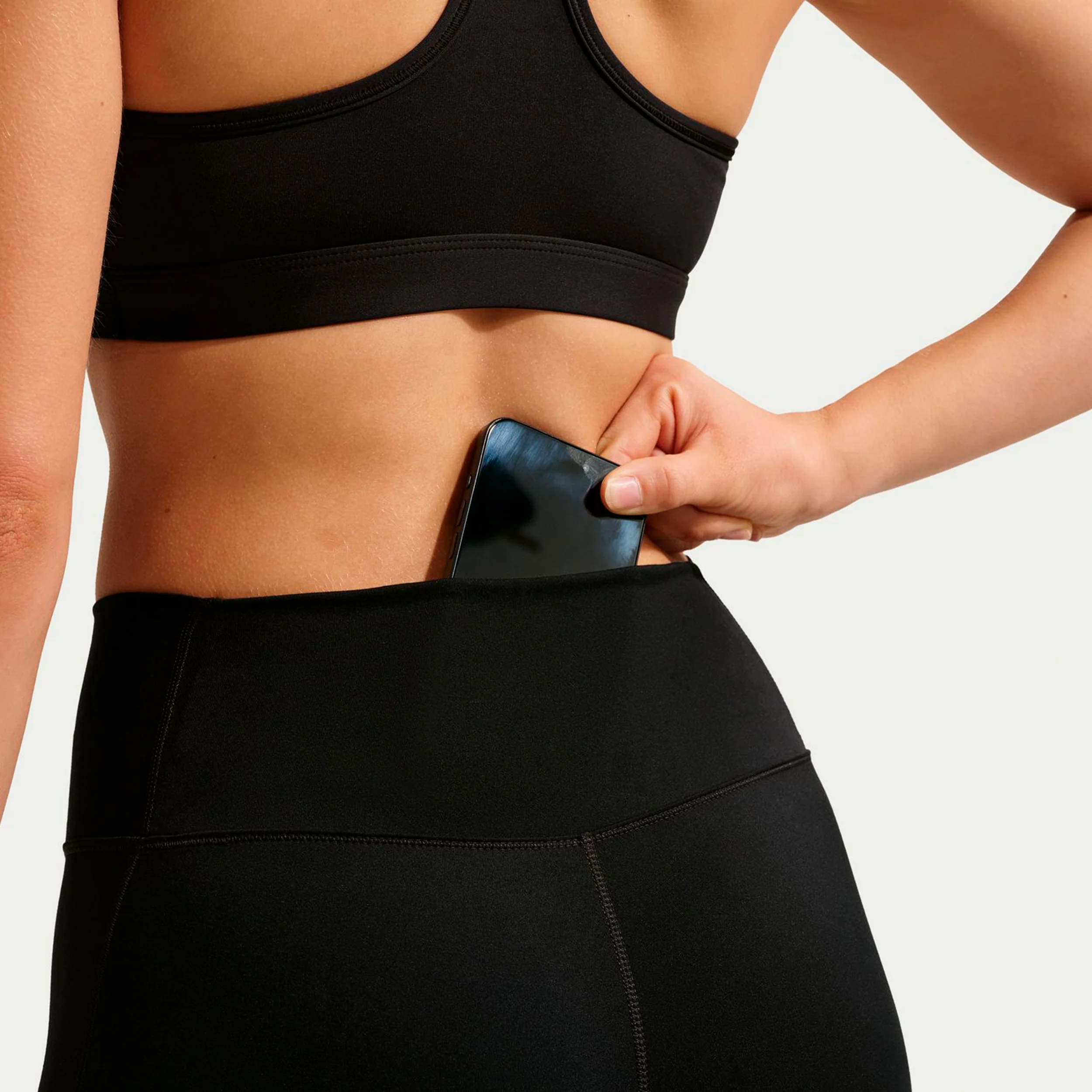 Dri-FIT One High Rise 7/8 Tight Damen-schwarz, weiß - Image 5