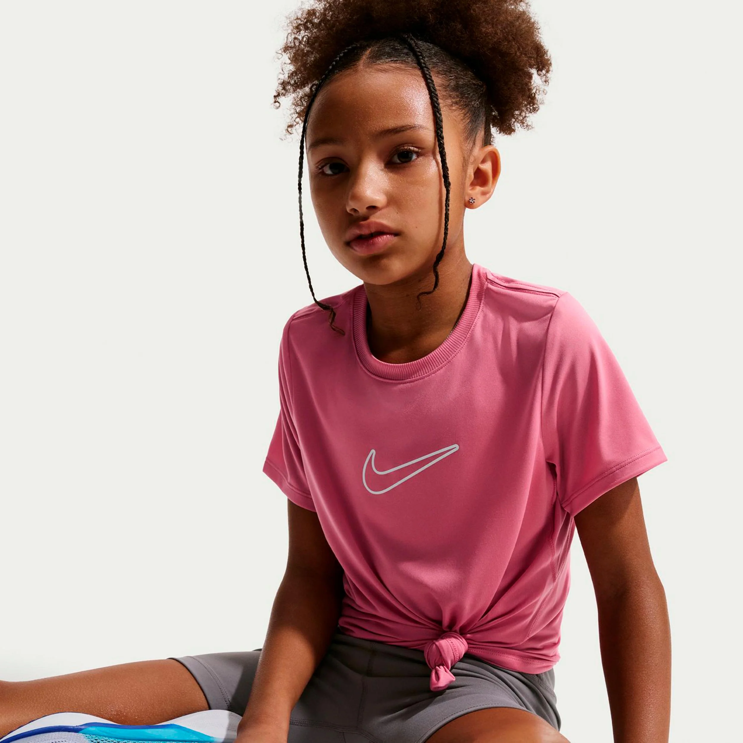 Dri-FIT One T-Shirt Kinder - rosa, berry - Image 4
