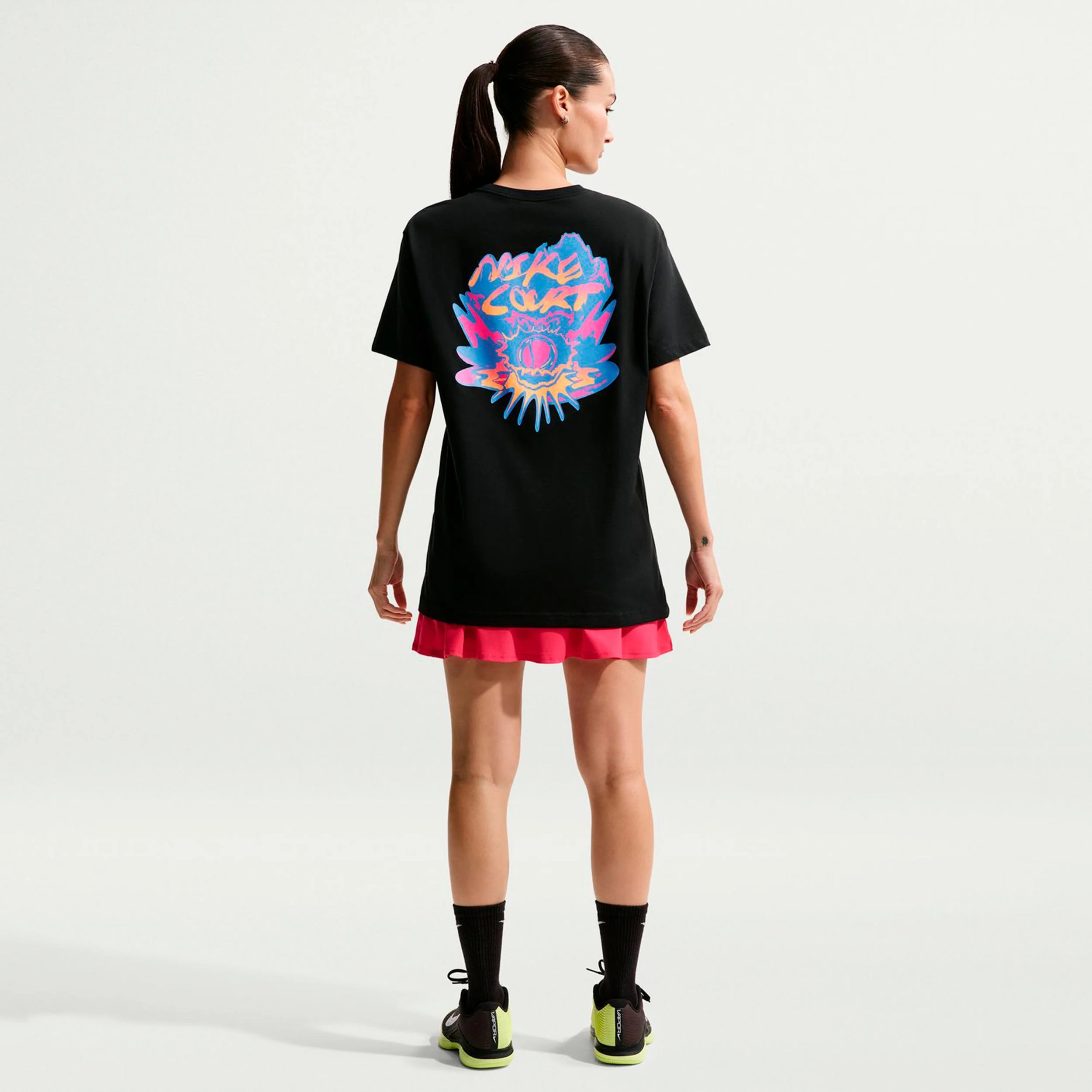 Dri-Fit Slam Oversize T-Shirt Damen-schwarz - Image 3