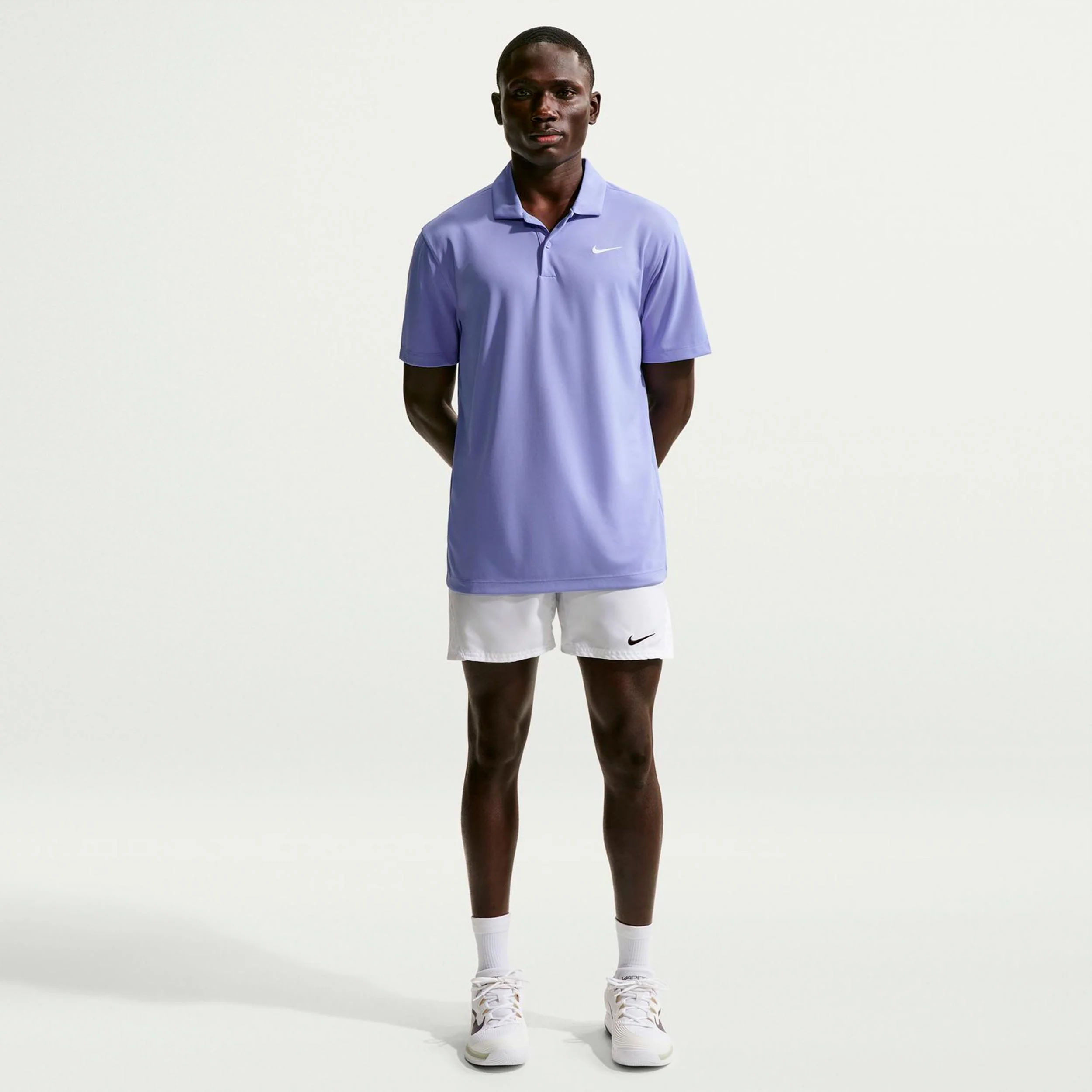 Dri-Fit Victory Court Solid Polo Herren - blaugrau - Image 2