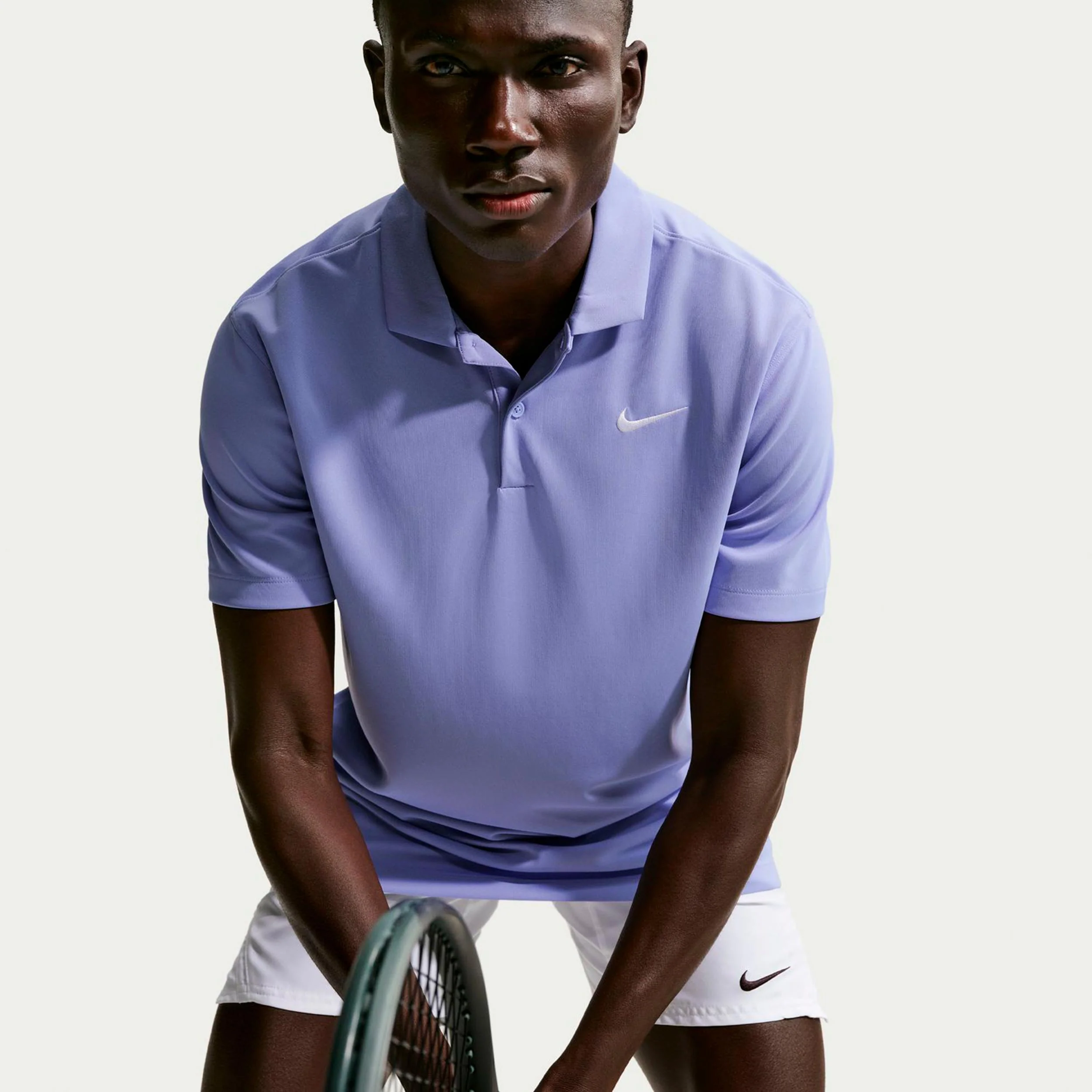 Dri-Fit Victory Court Solid Polo Herren - blaugrau - Image 5