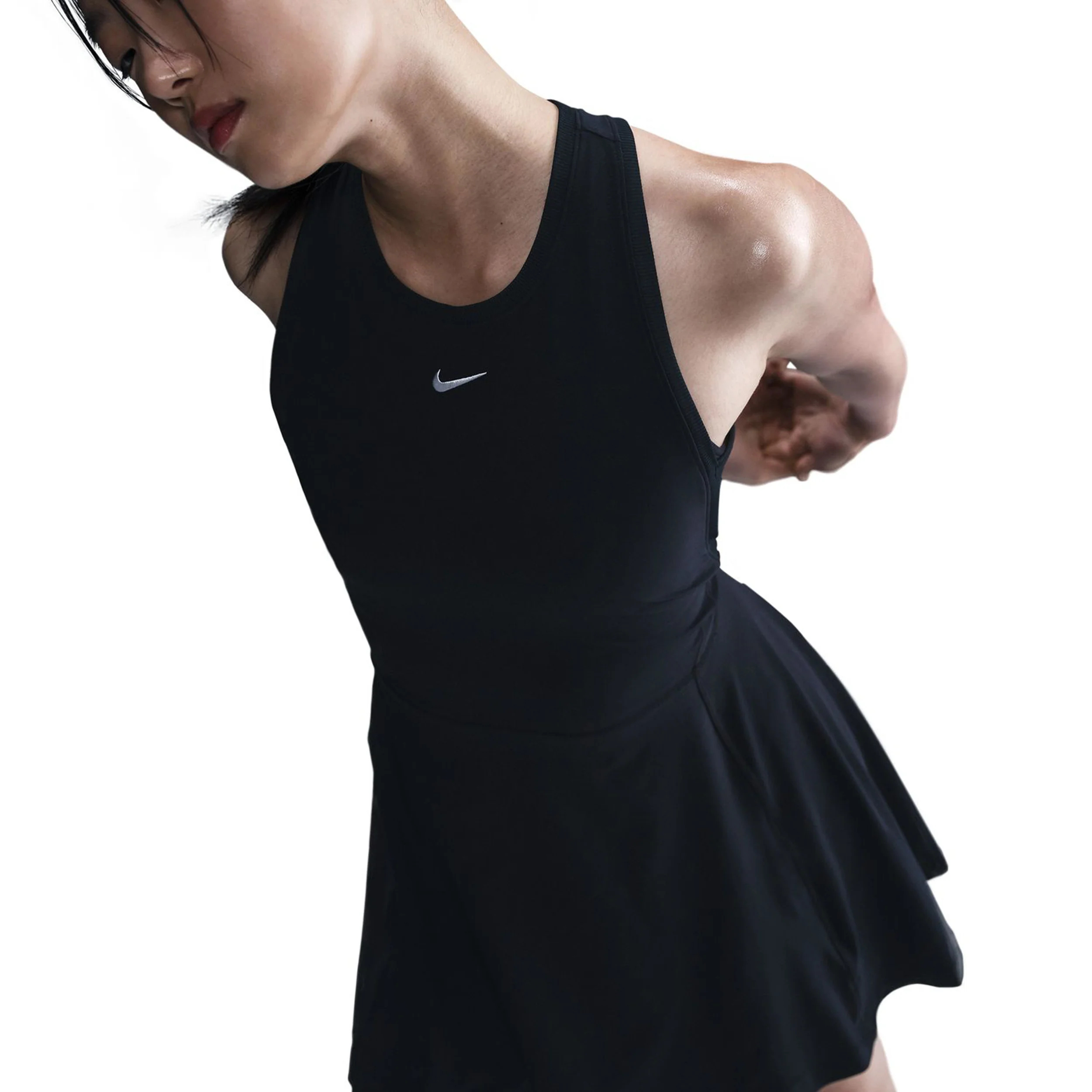 Dri-Fit Victory Kleid Damen-Schwarz,Weiß - Image 6
