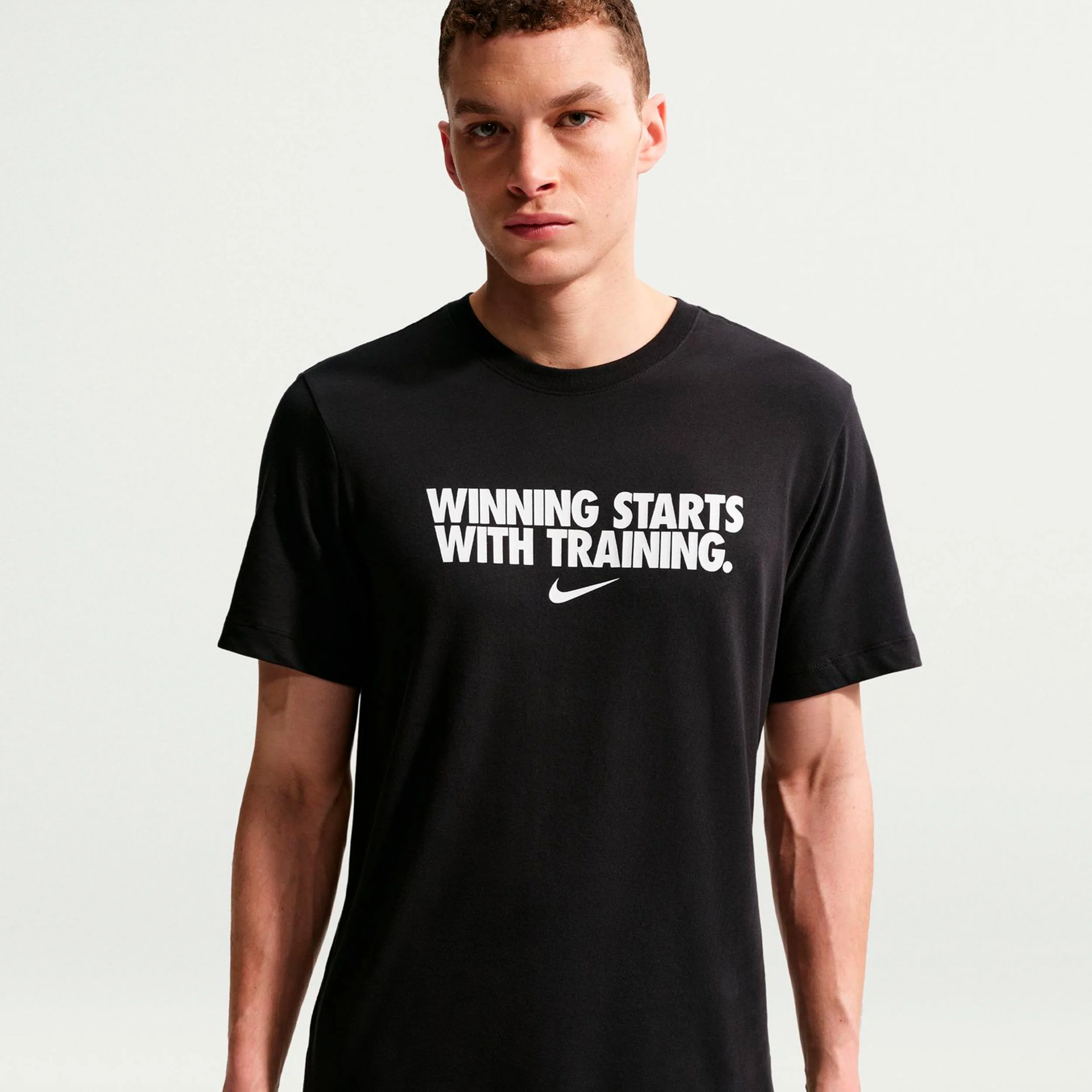 Dri-Fit Winning T-Shirt Herren - schwarz