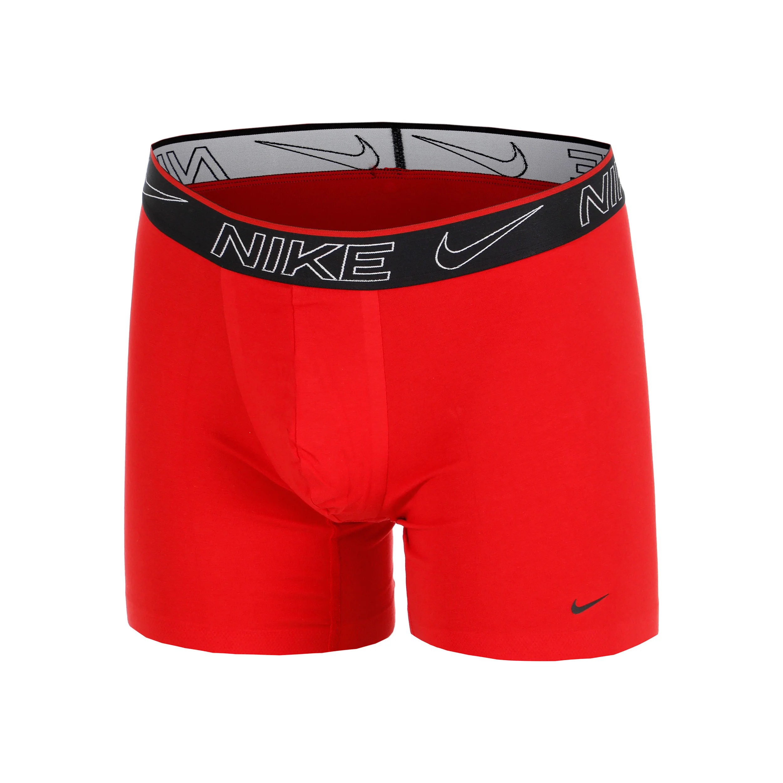 Elite Cotton Stretch Boxer Short 2er Pack Herren-Schwarz,Rot - Image 3