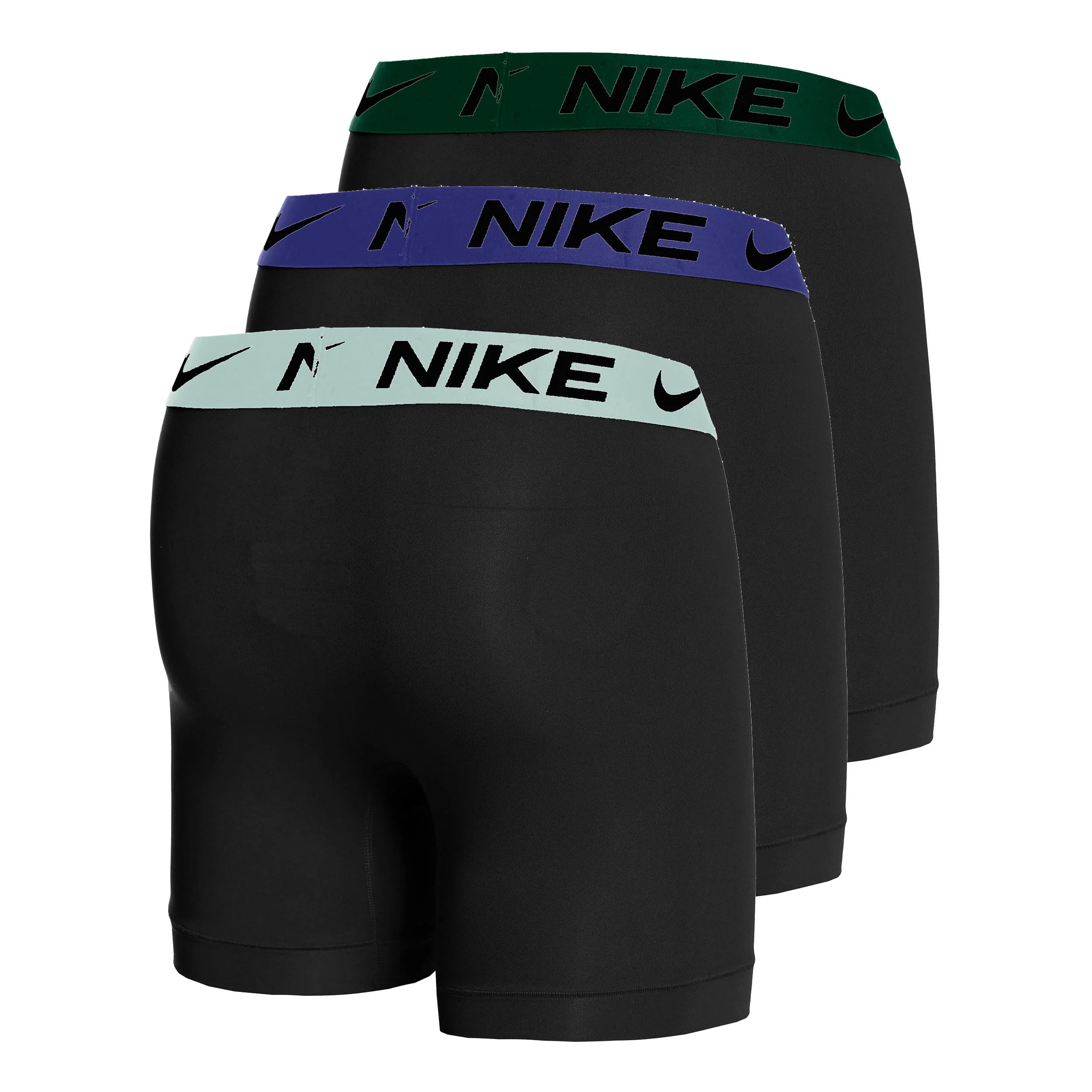 Essential Micro Boxer Short 3er Pack Herren - schwarz, mint - Image 2
