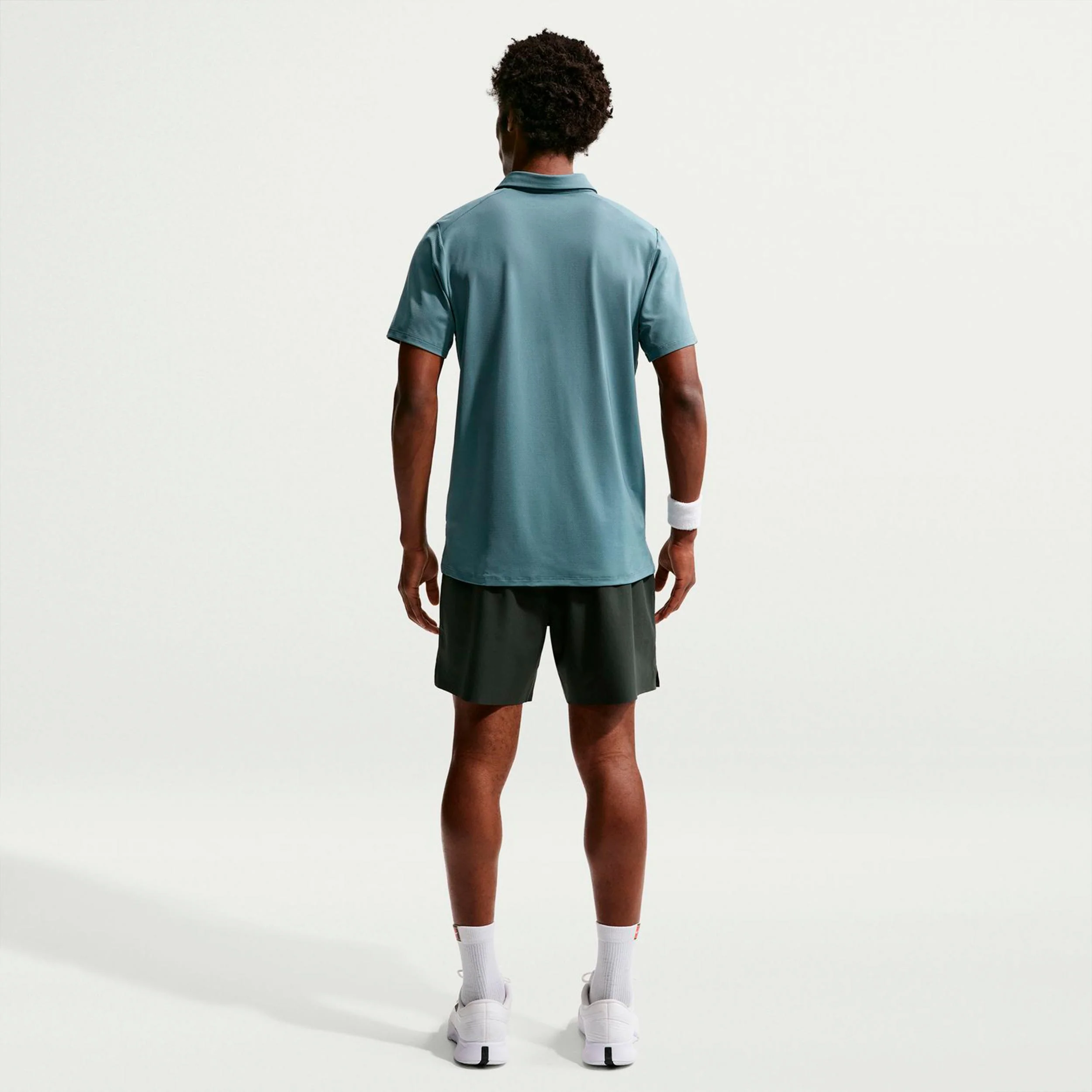 Jannik Sinner Court Dri-FIT Advantage Polo Herren - blaugrau - Image 3