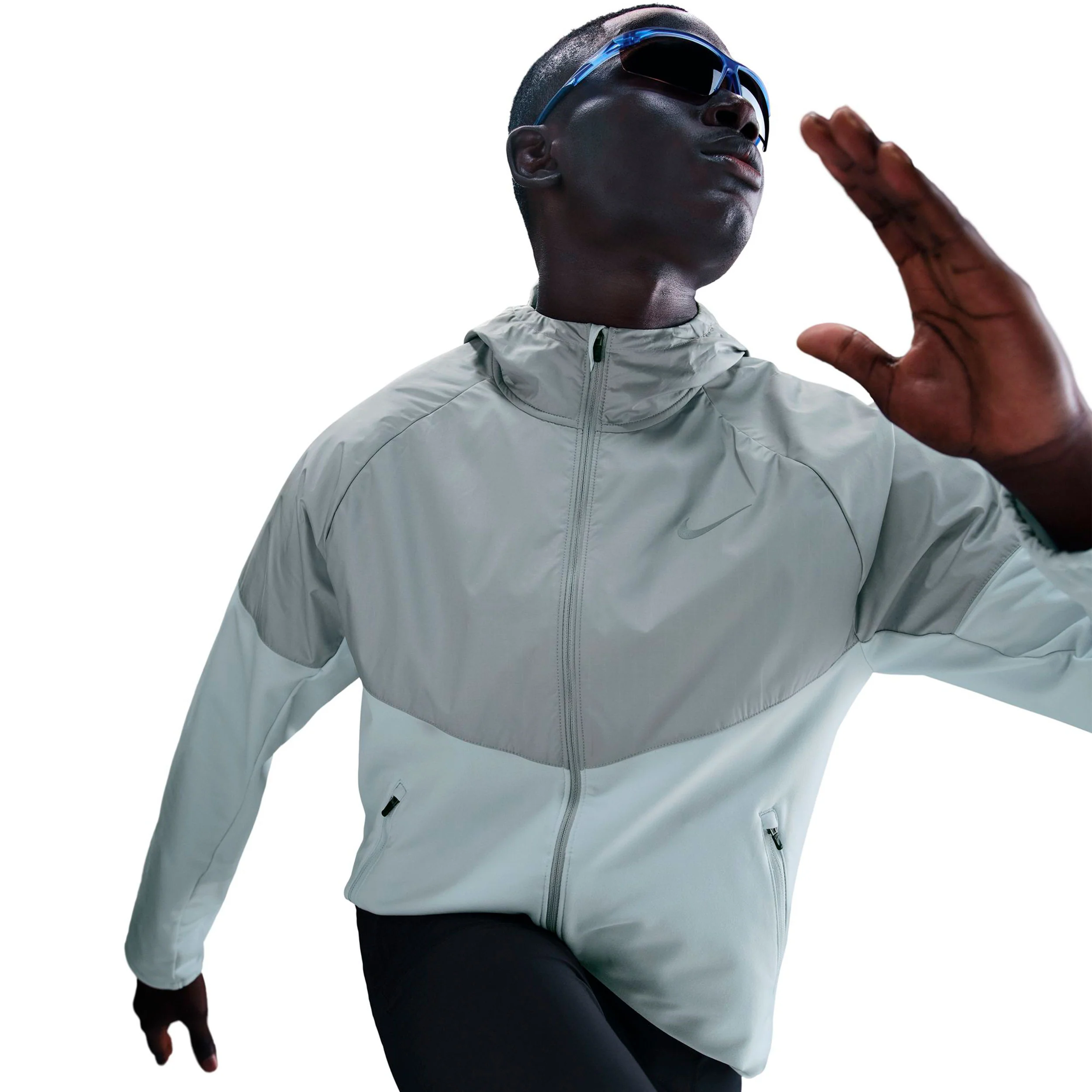 Miler Laufjacke Herren - grau, silber - Image 4