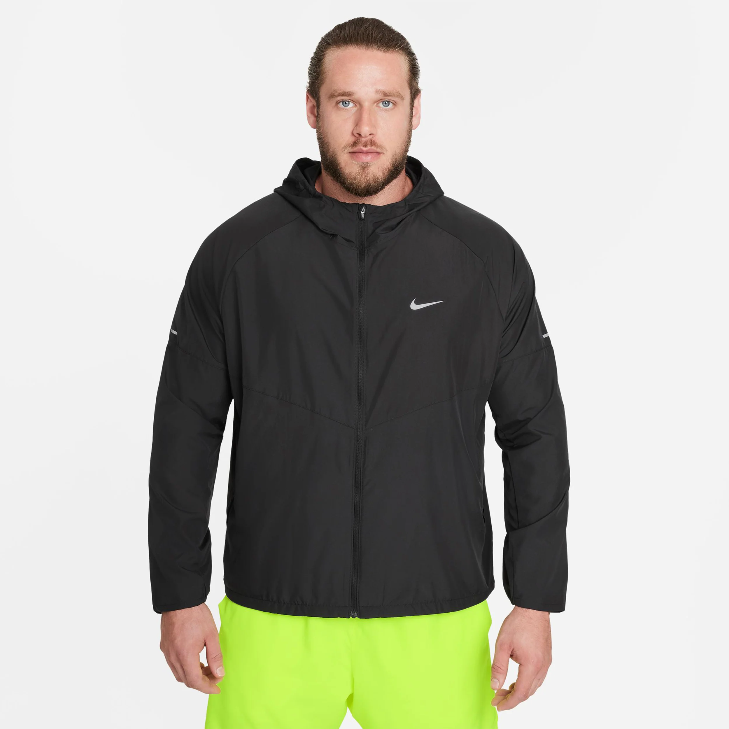 Miler Laufjacke Herren - schwarz, silber - Image 2