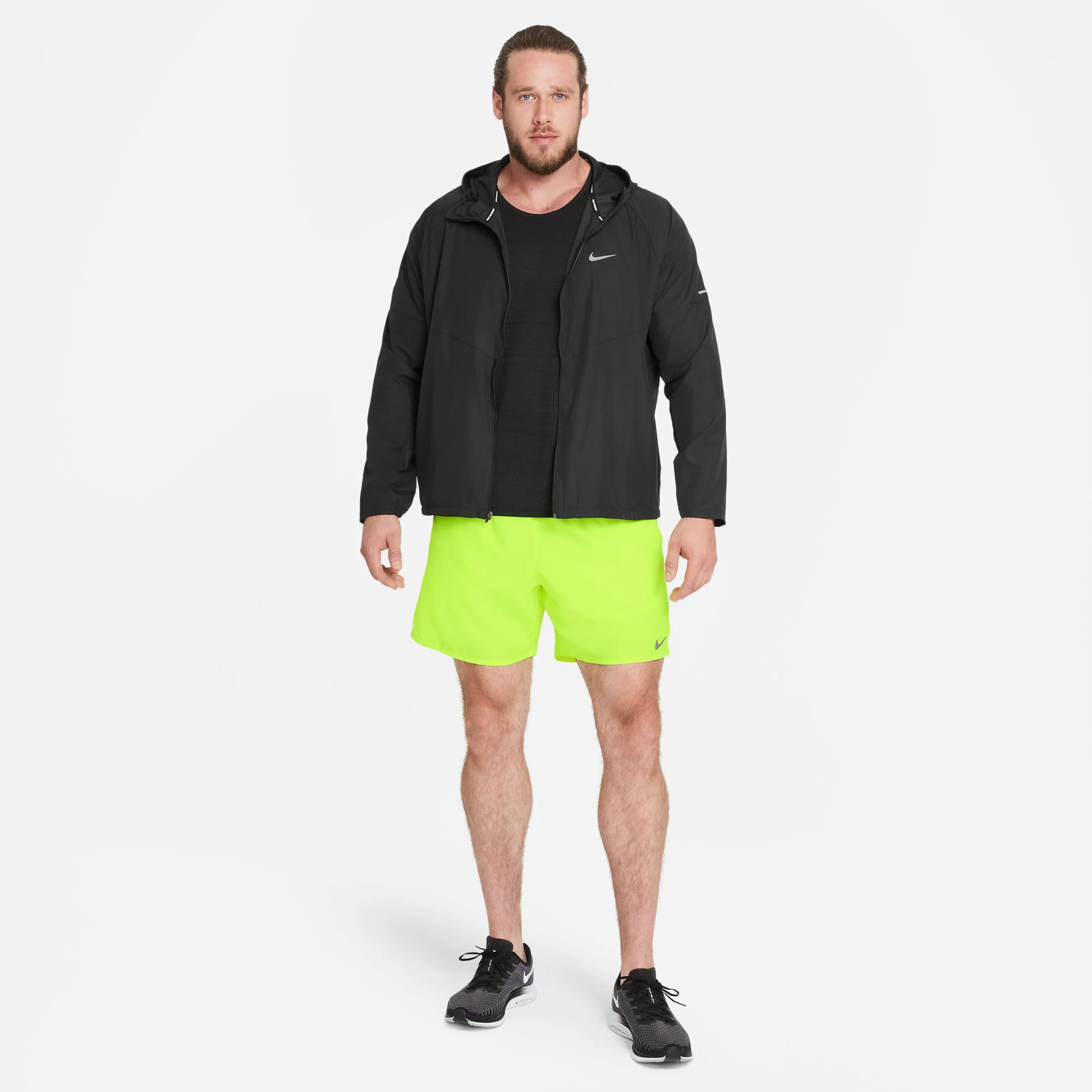 Miler Laufjacke Herren - schwarz, silber - Image 4
