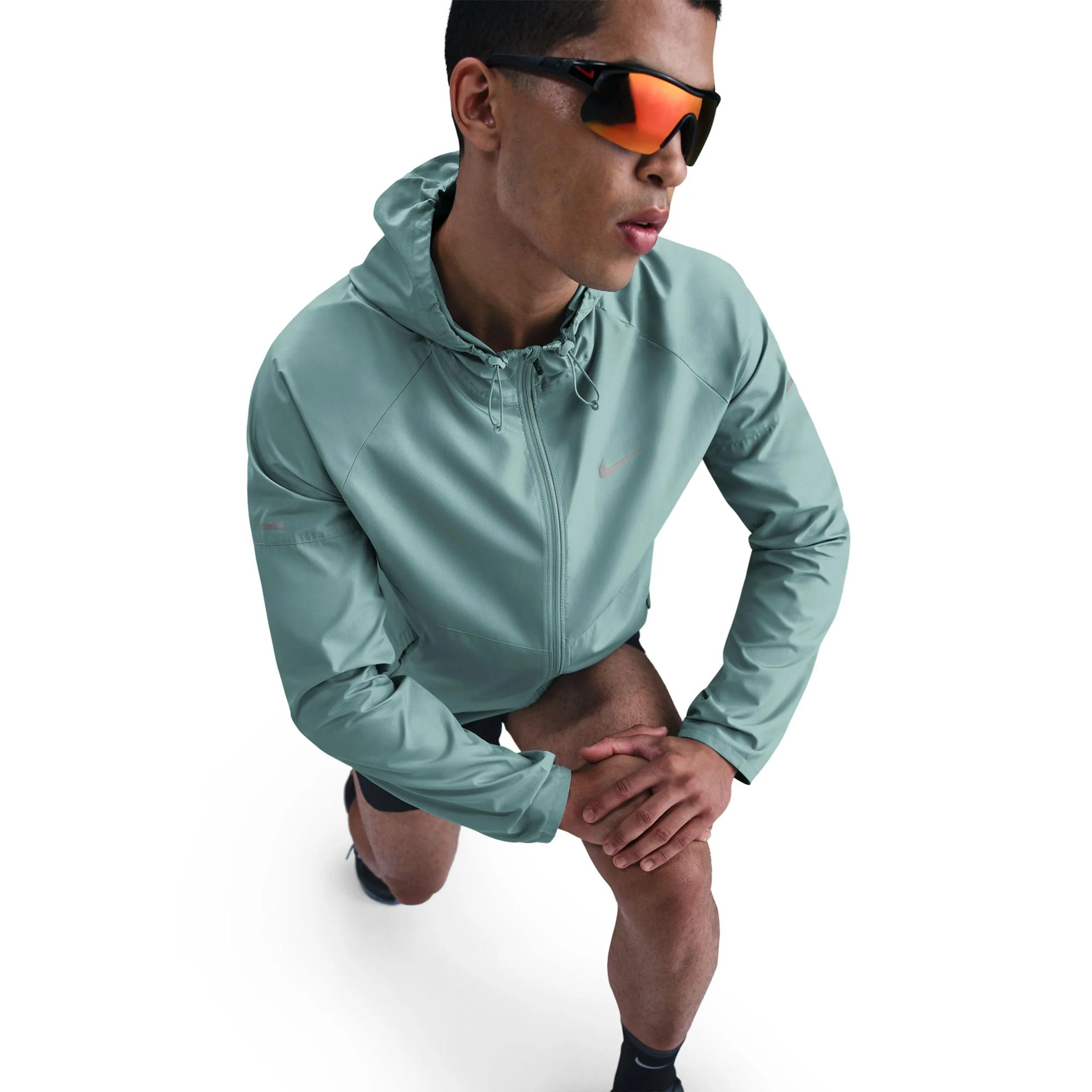 Miler Laufjacke Herren - türkis, silber - Image 5