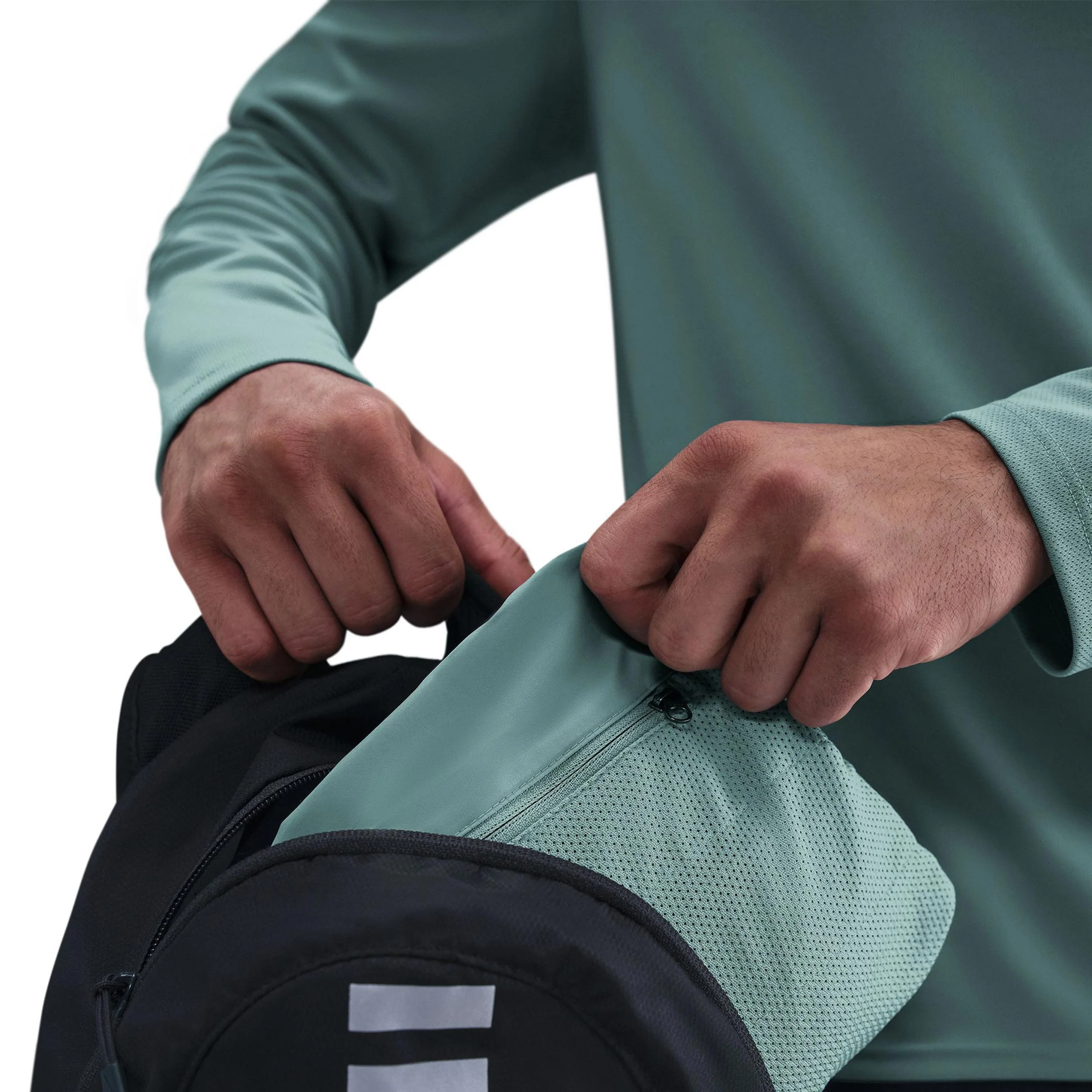 Miler Laufjacke Herren - türkis, silber - Image 7