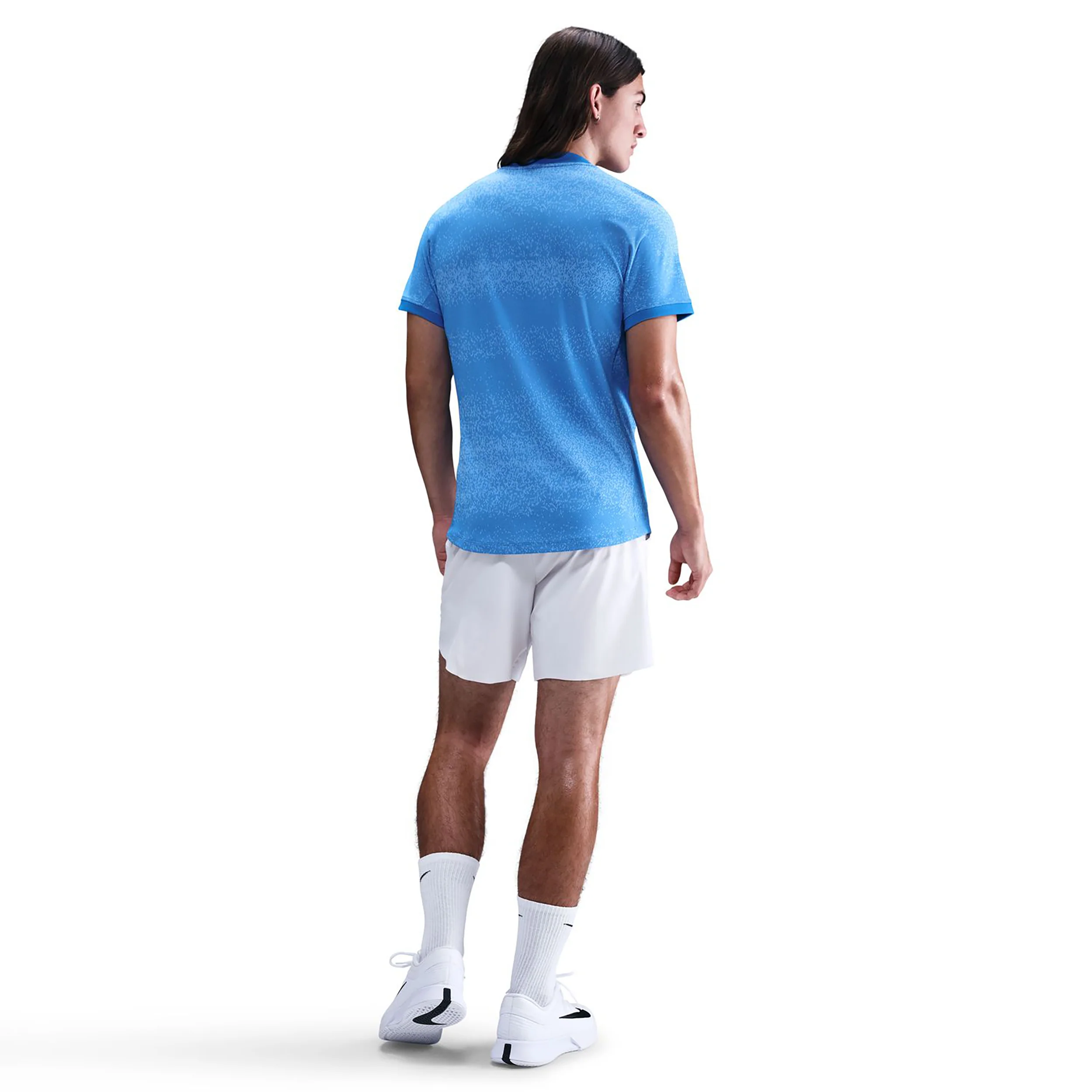 Rafa Dri-Fit Advantage 7in Shorts Herren-Weiß - Image 2