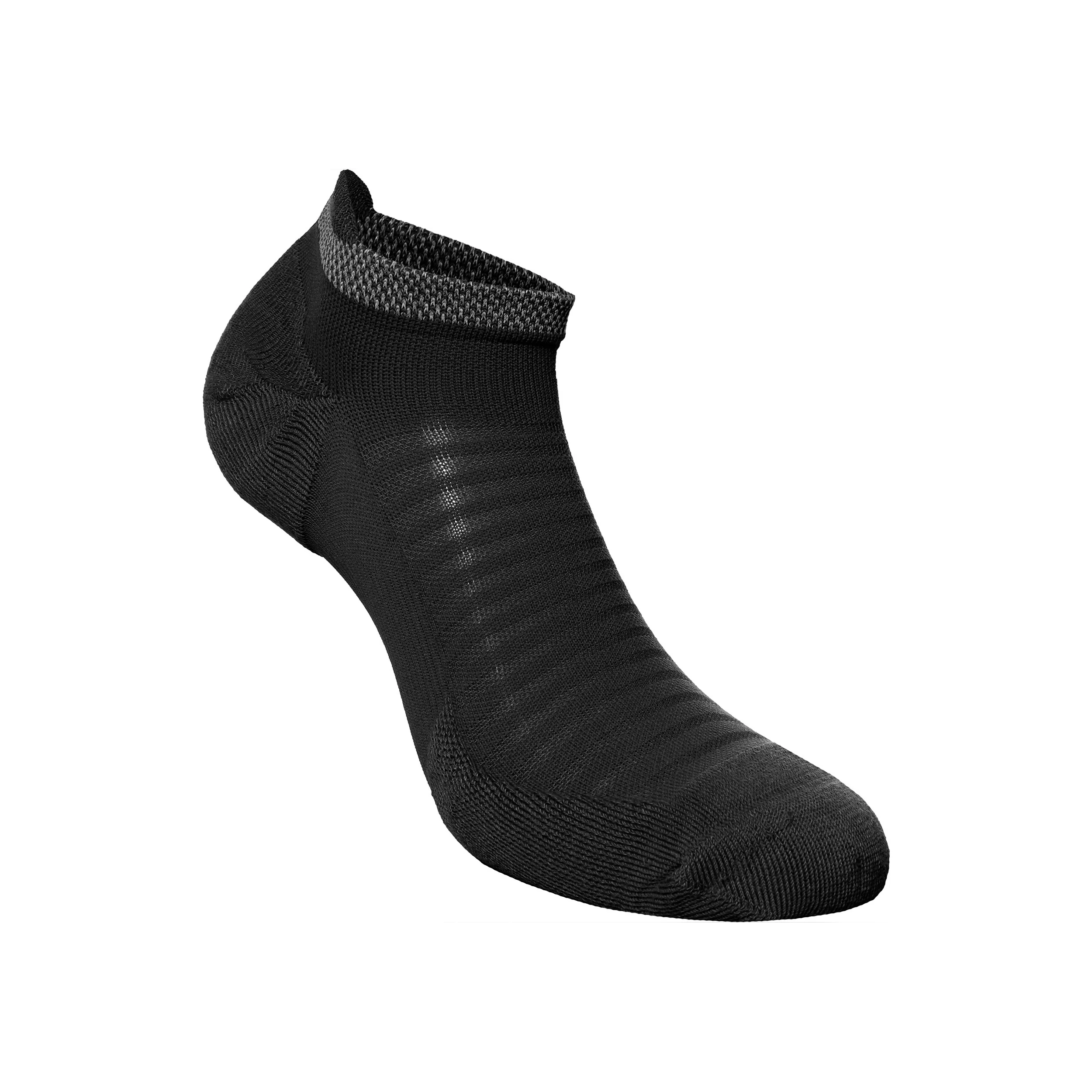 Spark Lightweight No-Show Running Laufsocken-Schwarz,Grau