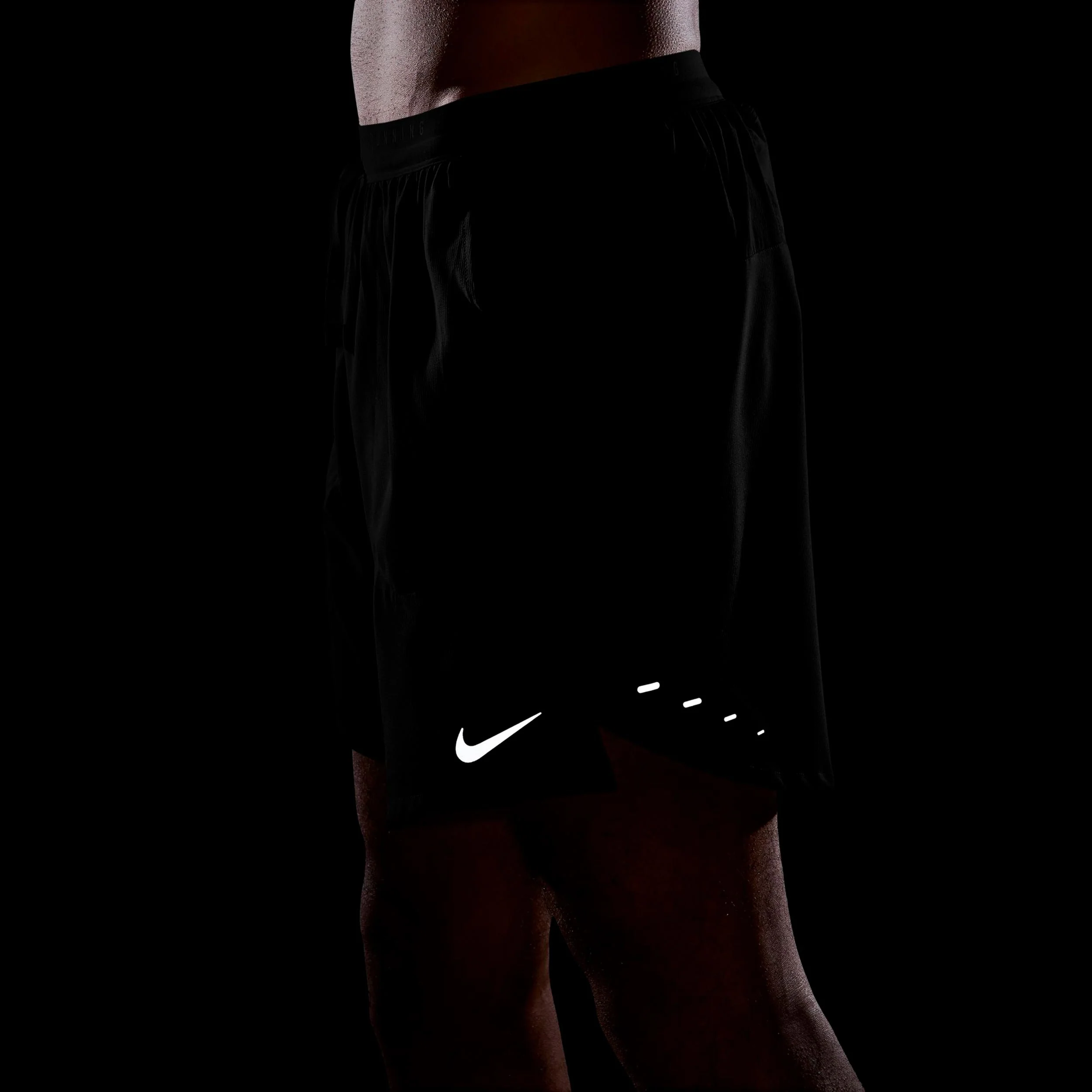 STRIDE 7IN Laufshorts Herren - schwarz, silber - Image 6