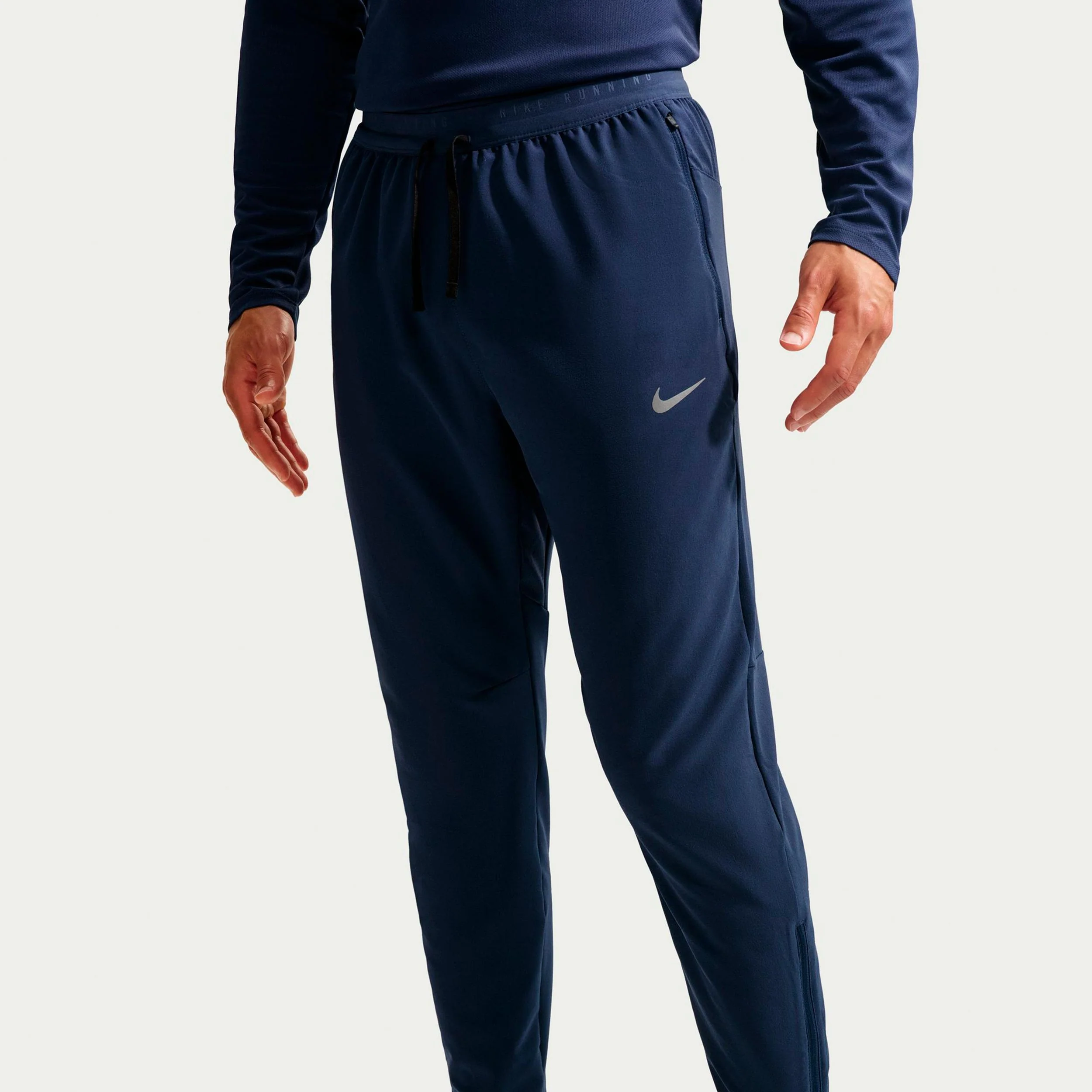 Stride Laufhose Herren - dunkelblau, silber