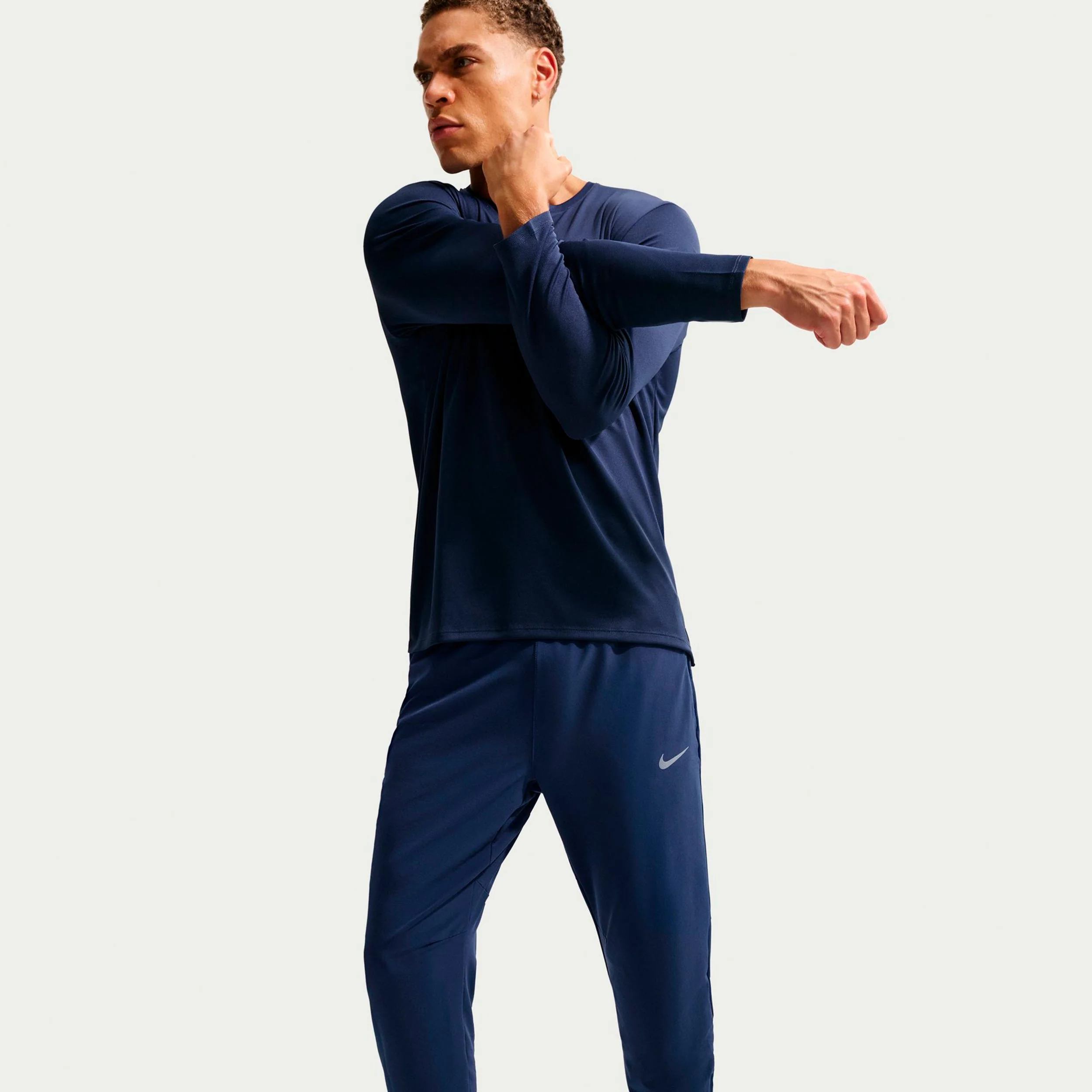 Stride Laufhose Herren - dunkelblau, silber - Image 4
