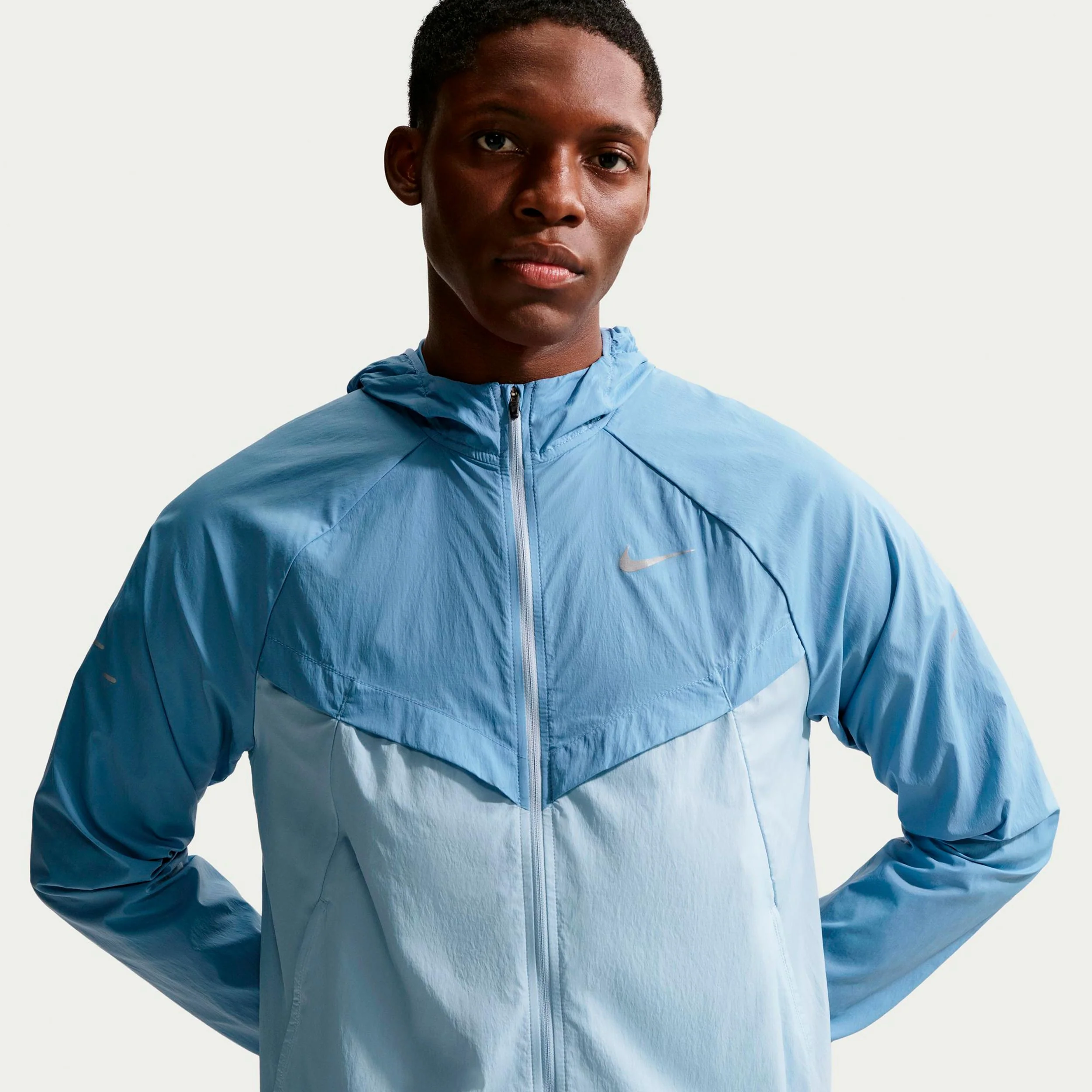 Stride Laufjacke Herren - blau, hellblau