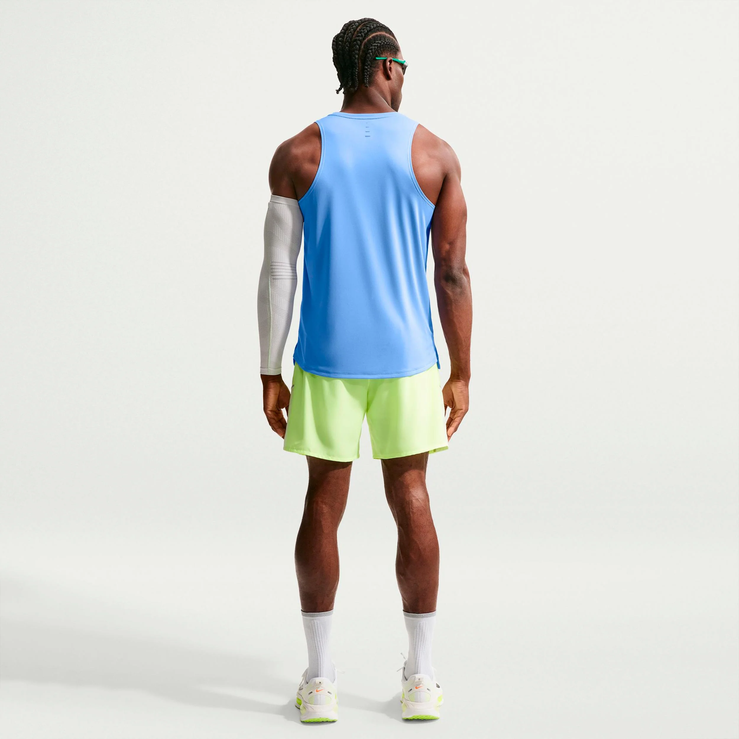 Stride Laufshirt Herren - blau, silber - Image 3