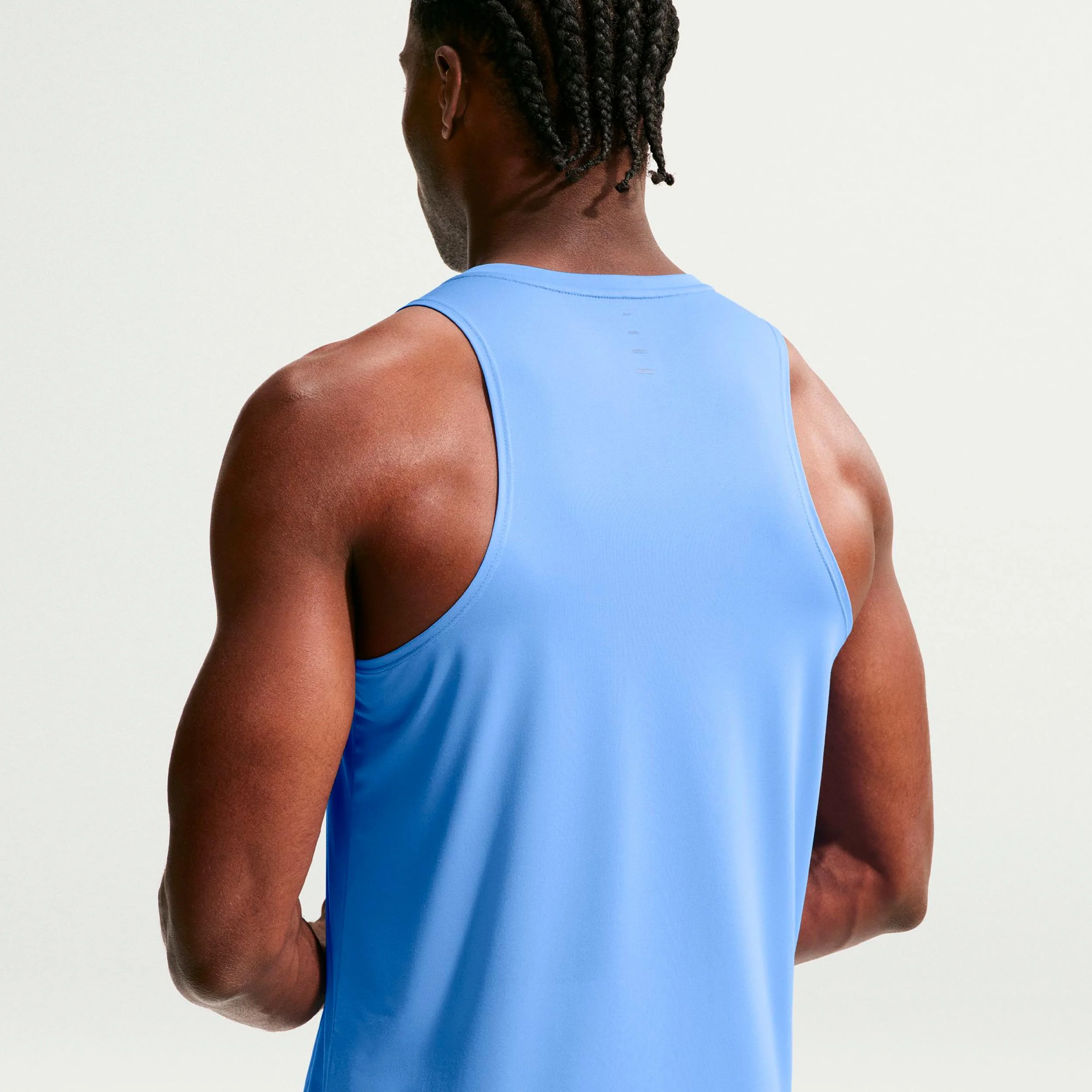 Stride Laufshirt Herren - blau, silber - Image 4