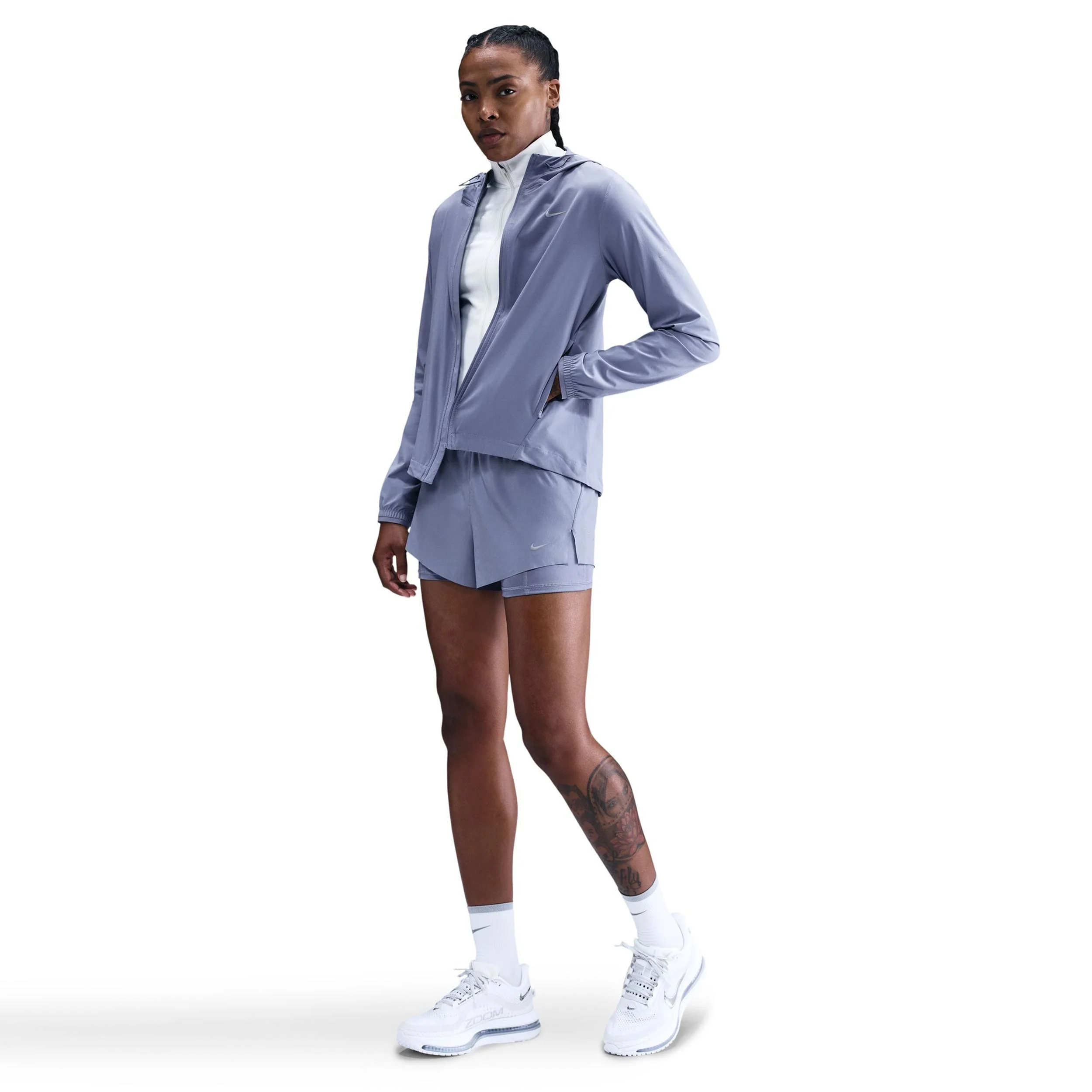Swift Laufjacke Damen - blaugrau, silber - Image 2
