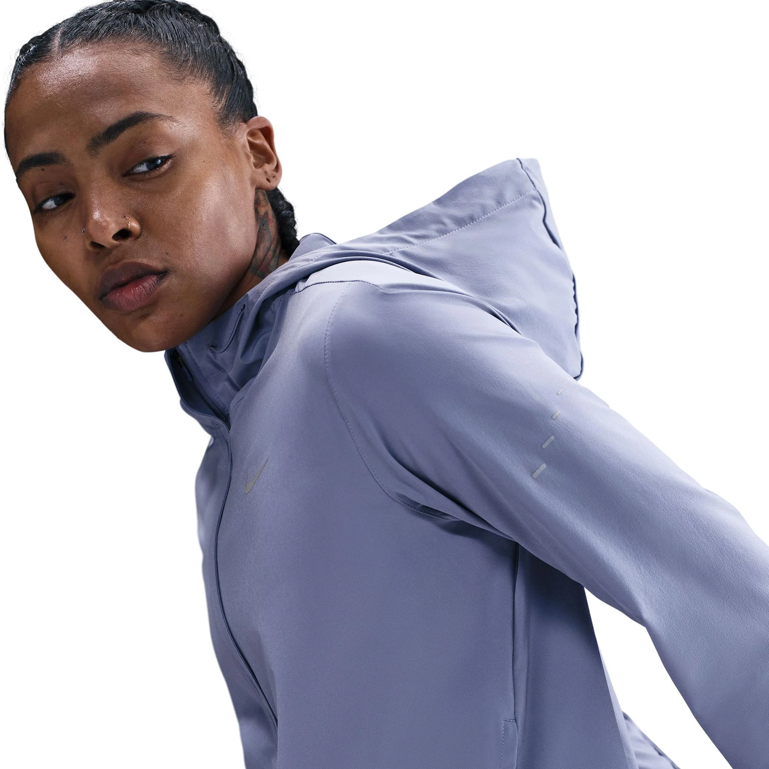 Swift Laufjacke Damen - blaugrau, silber - Image 5