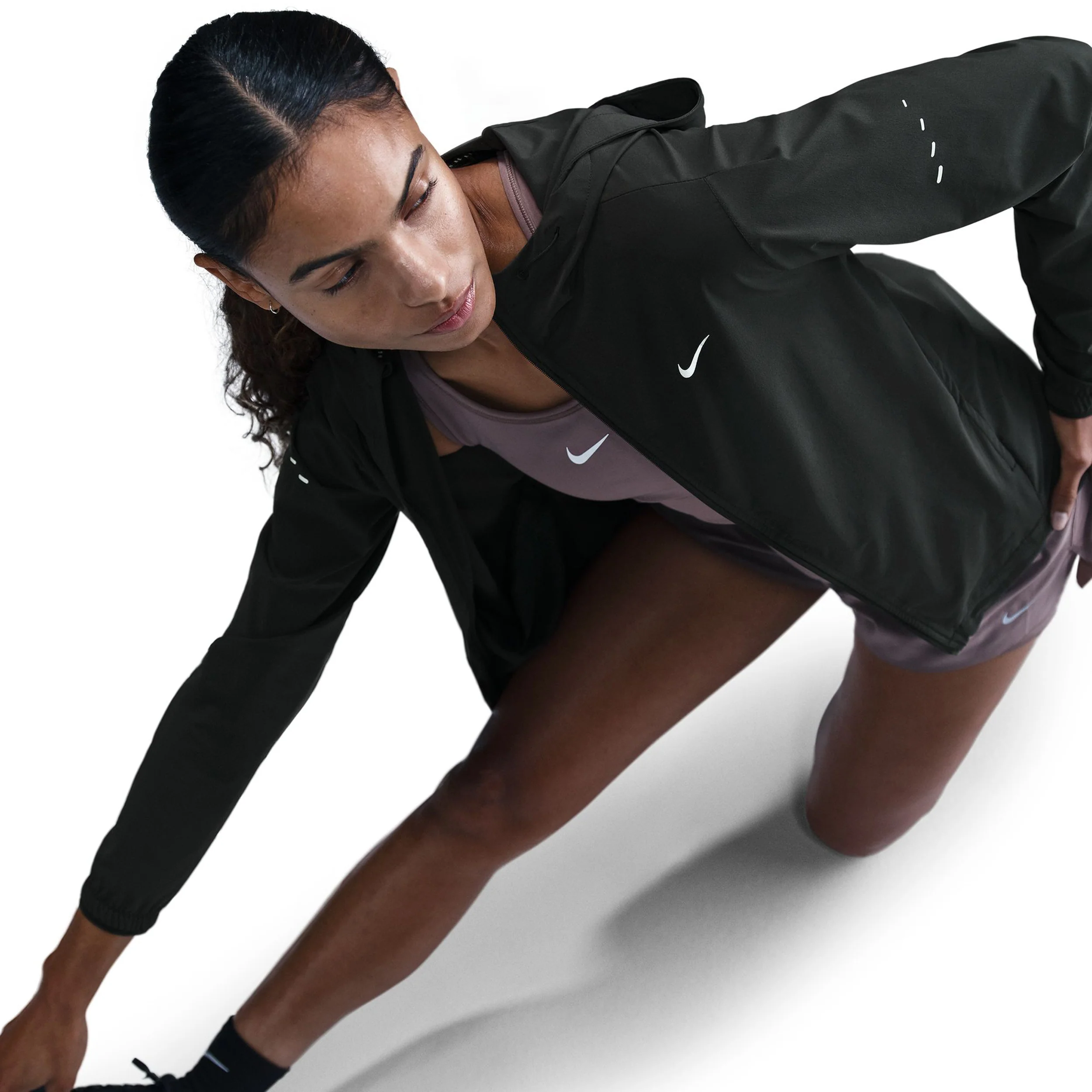 Swift Laufjacke Damen - schwarz - Image 10